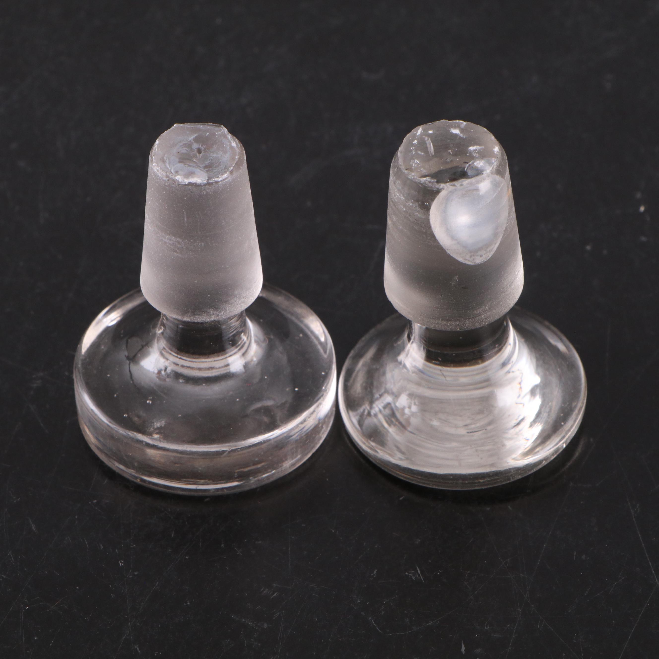 Antique Glass Apothecary Jars, Late 19th Century