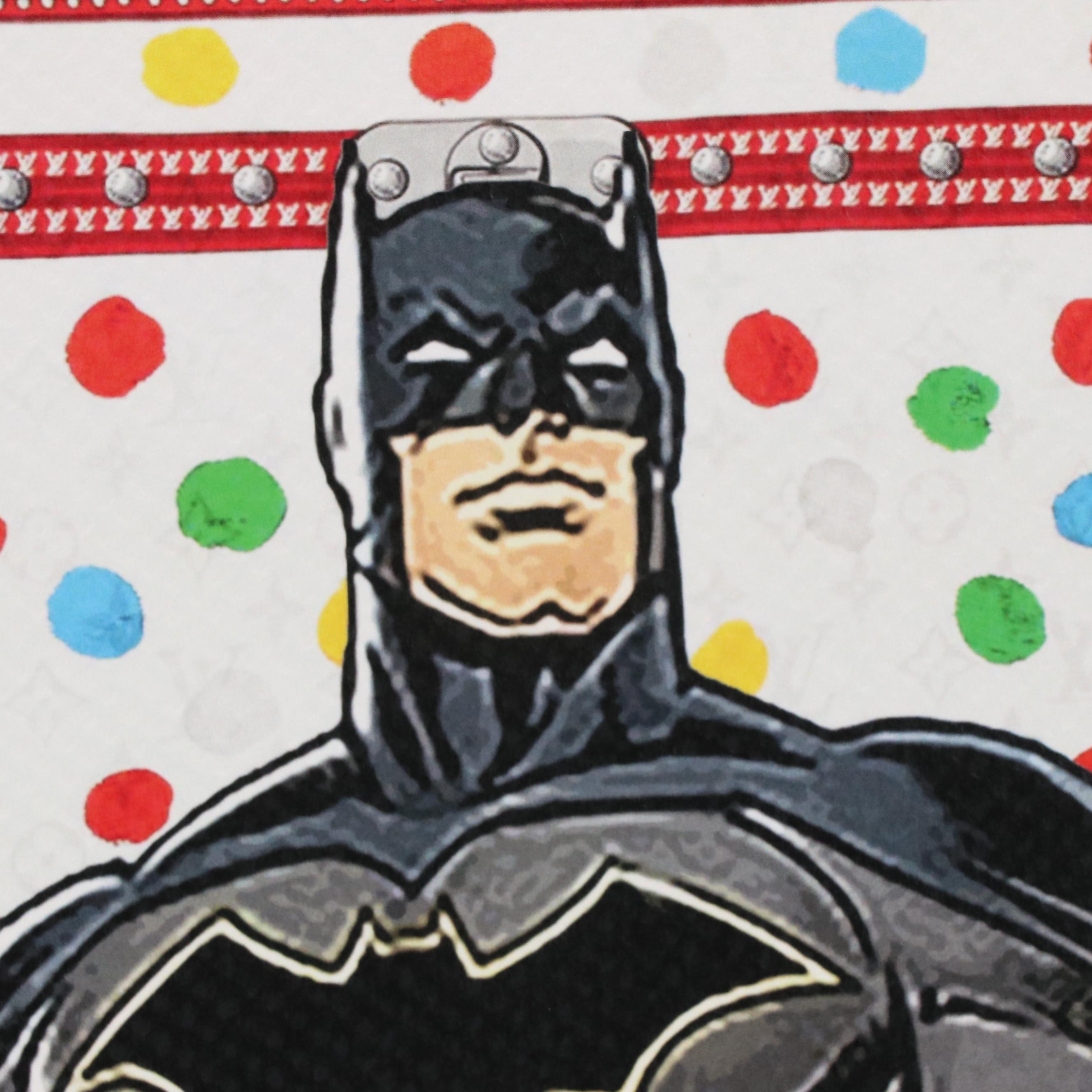 Death NYC Pop Art Graphic Print of Batman x Damien Hirst x Louis Vuitton, 2023