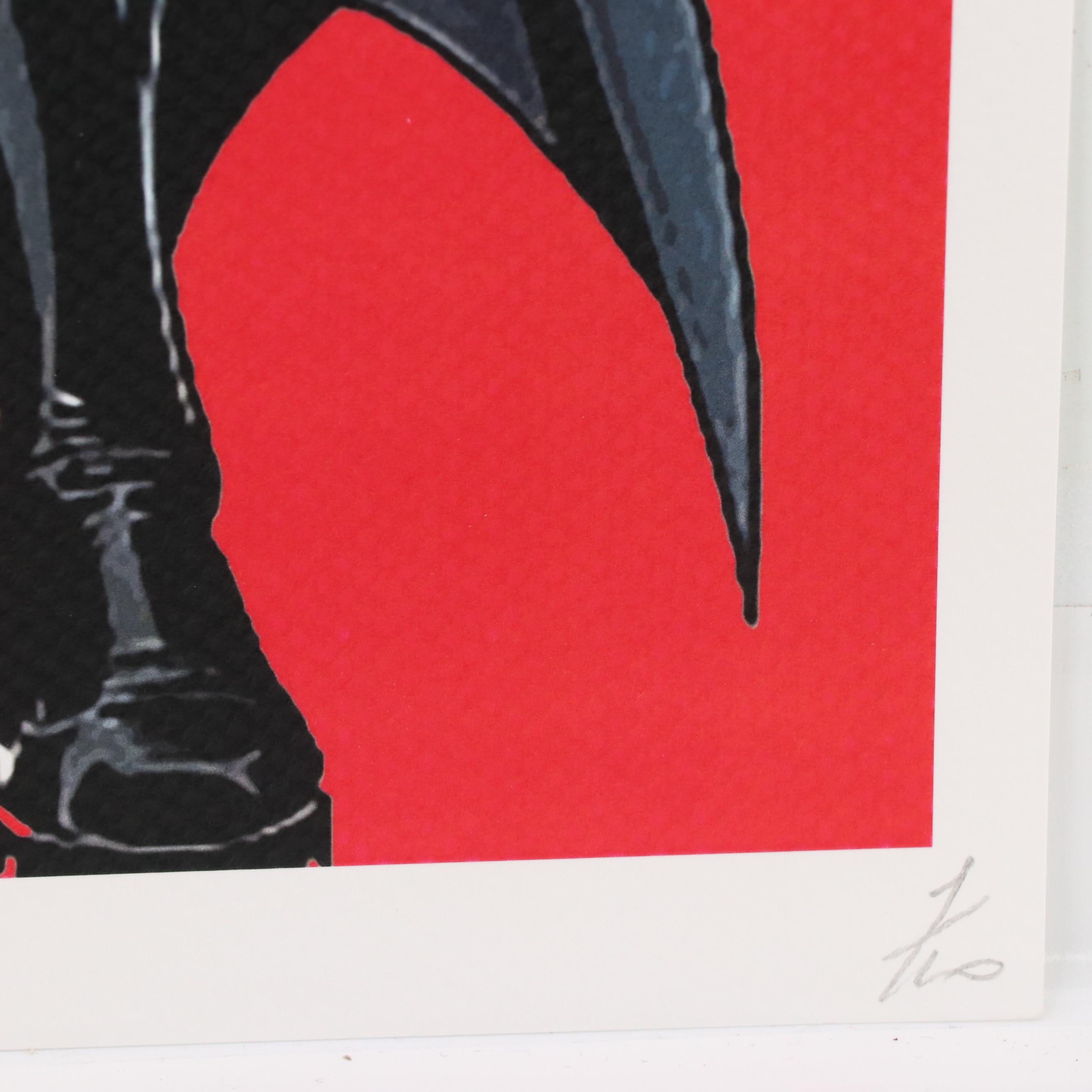 Death NYC Pop Art Graphic Print of Batman x Damien Hirst x Louis Vuitton, 2023