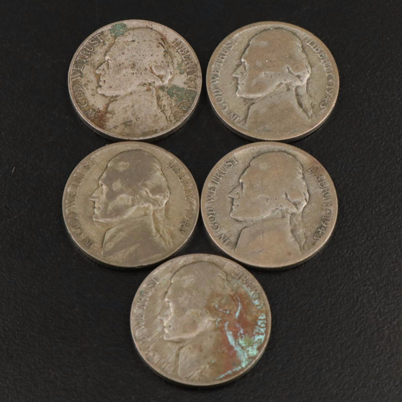 Three Jefferson Nickel Folders With Coins and 200 Additional Jefferson Nickels