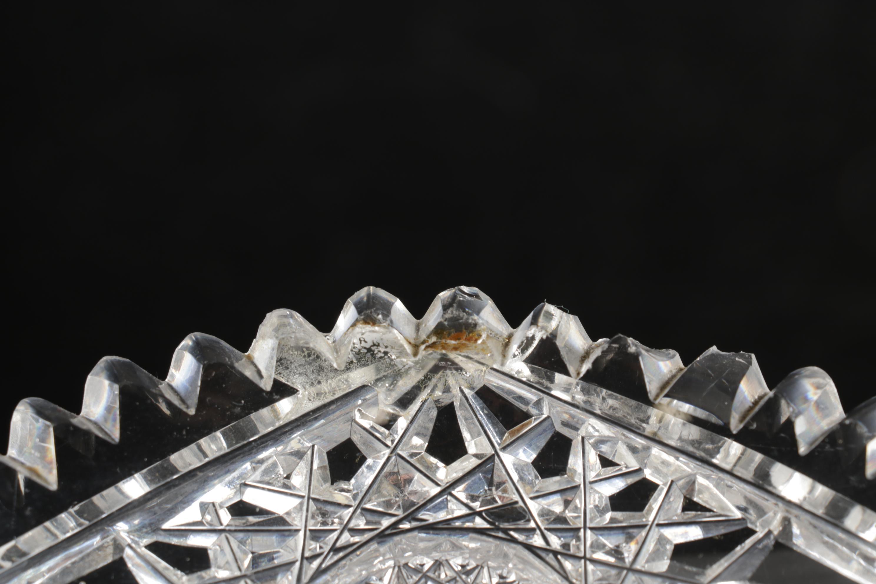 Sterling Silver Utensils Including Salt Ladle With ABP, Nucut and Cut Glass