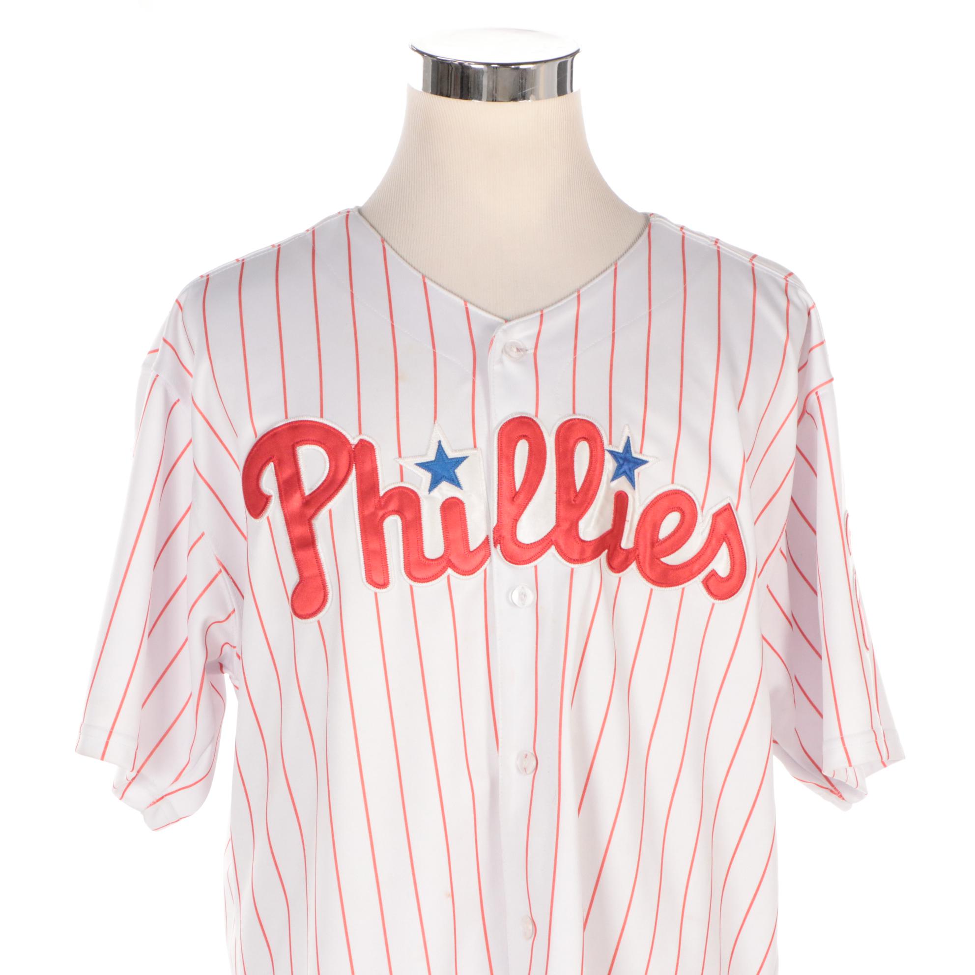 Men's MLB Philadelphia Phillies Chase Utley Jersey