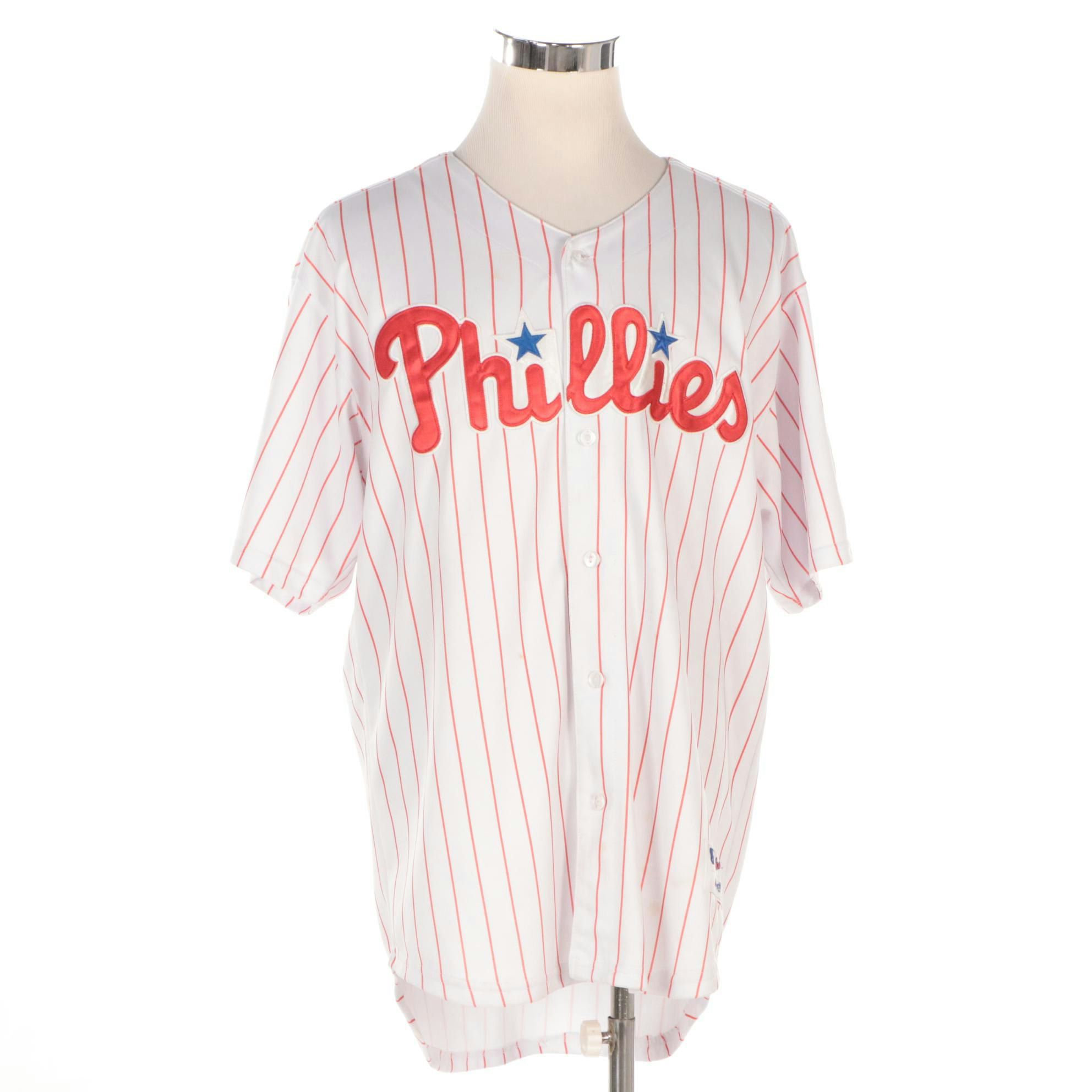 Men's MLB Philadelphia Phillies Chase Utley Jersey
