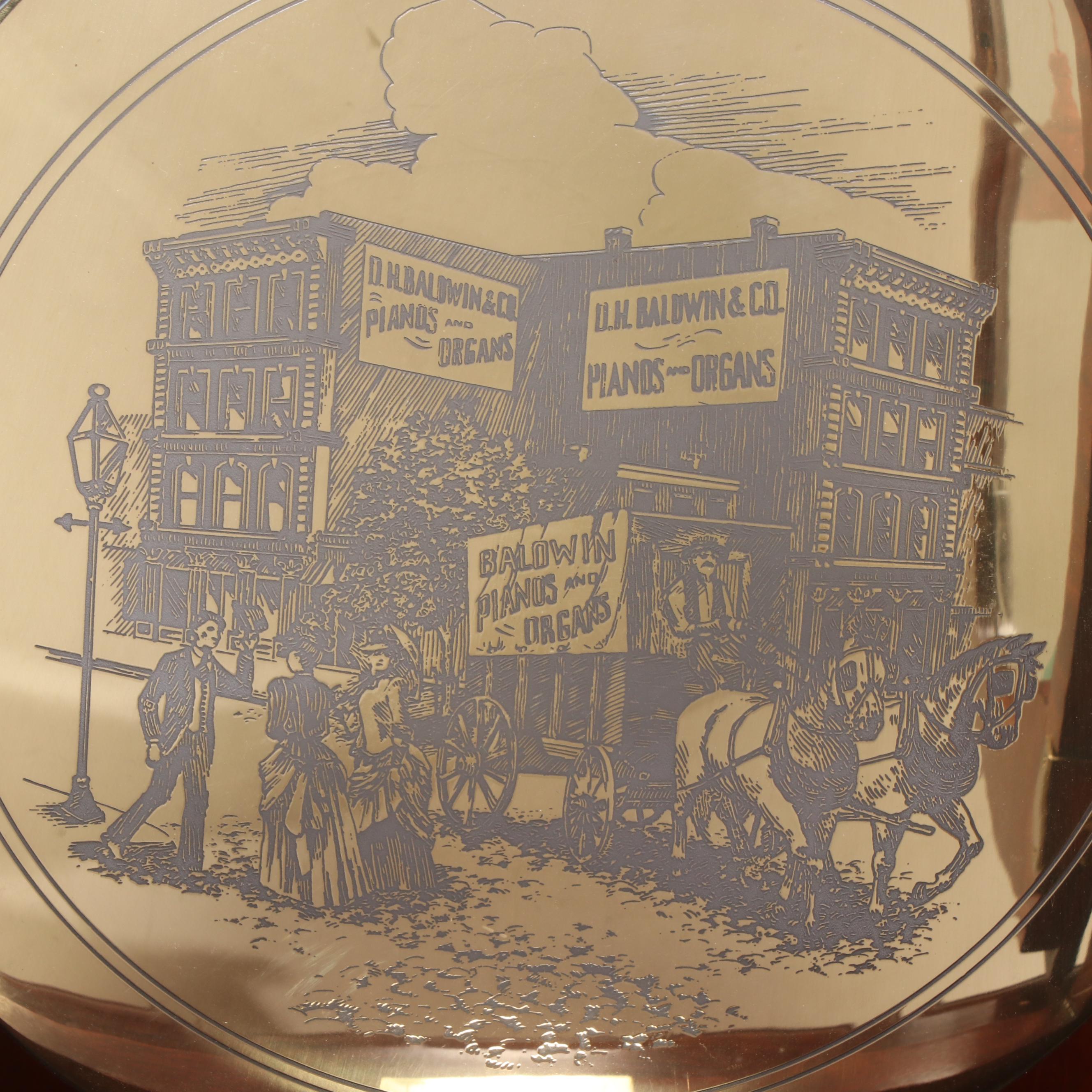 Baldwin Piano & Organ Co. 125th Anniversary Grandfather Clock