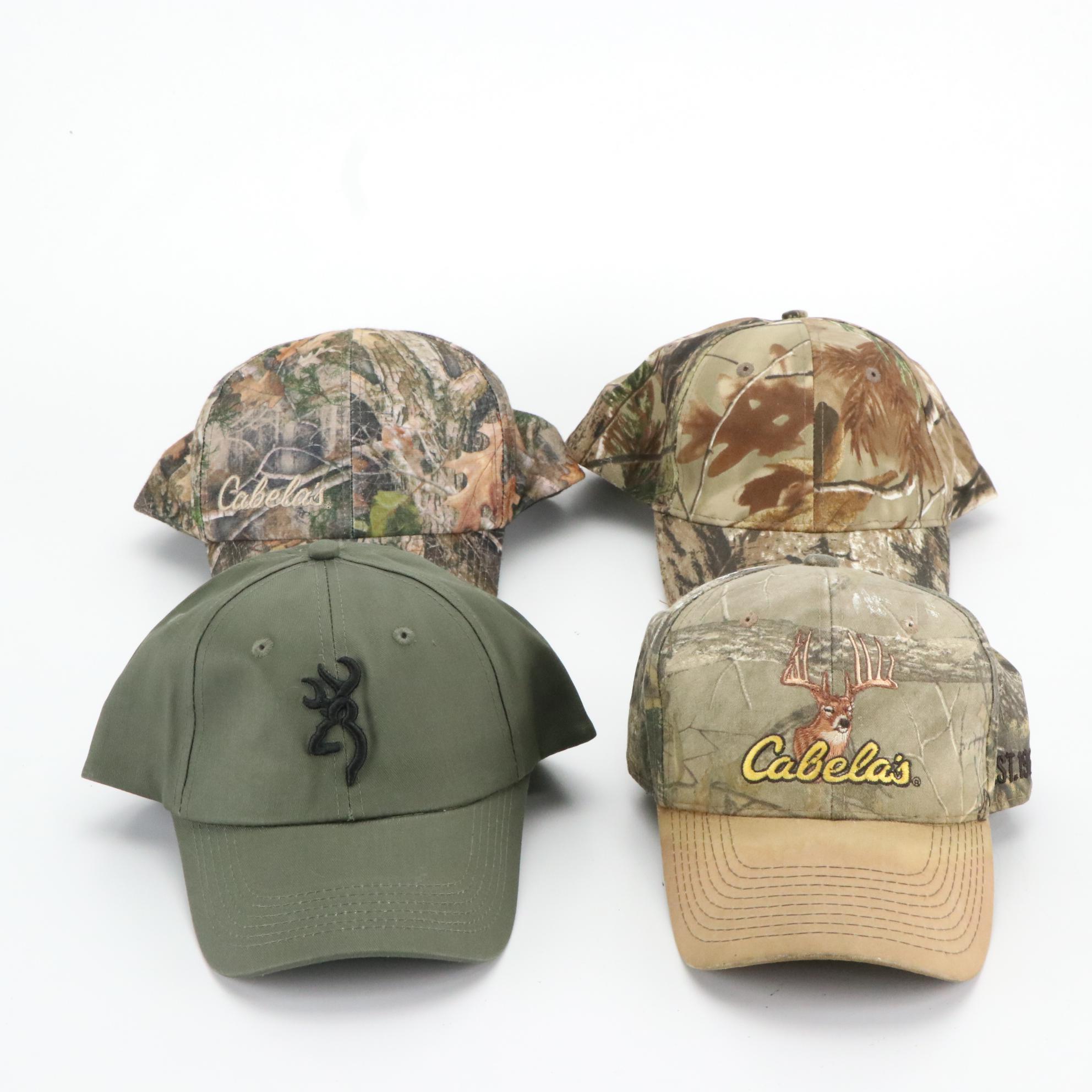 Men's Cabela's and Other Camouflage Jacket, Hats, Pants, and Shirts