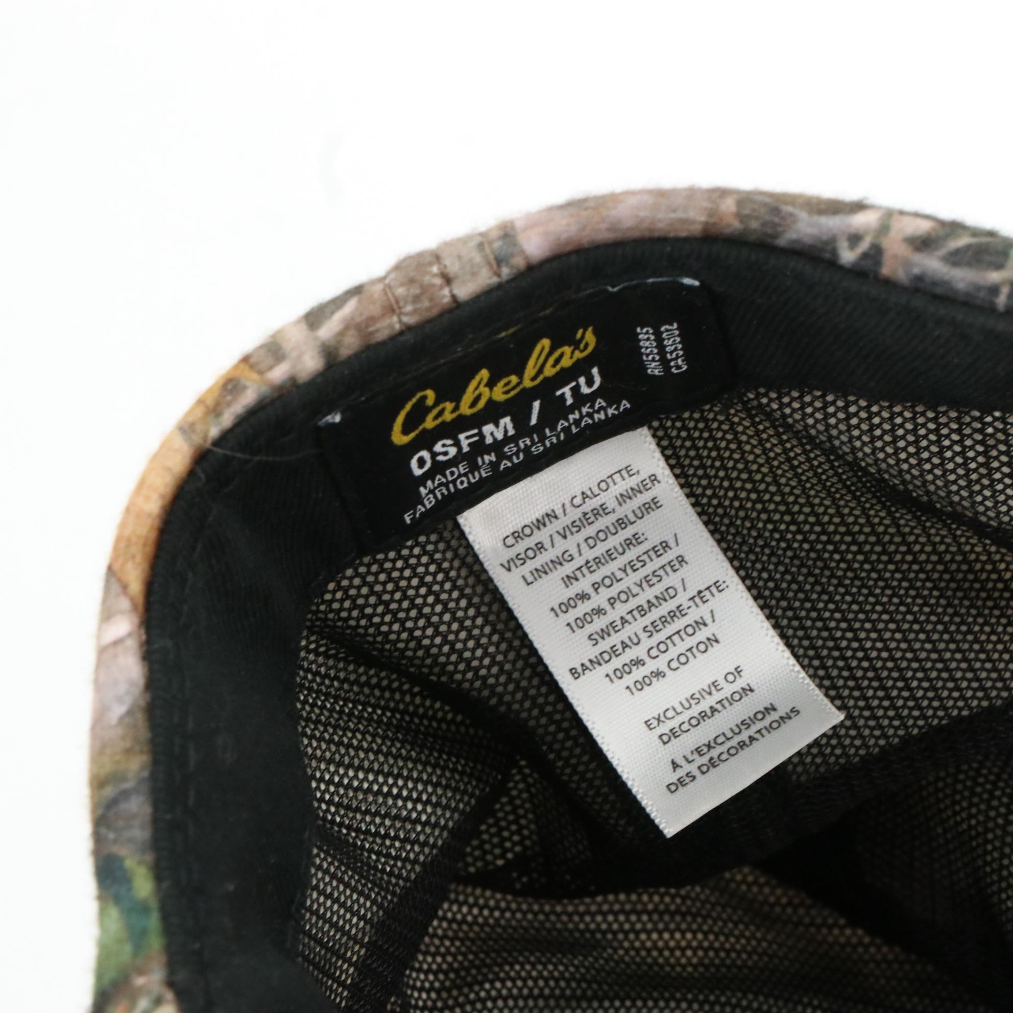 Men's Cabela's and Other Camouflage Jacket, Hats, Pants, and Shirts