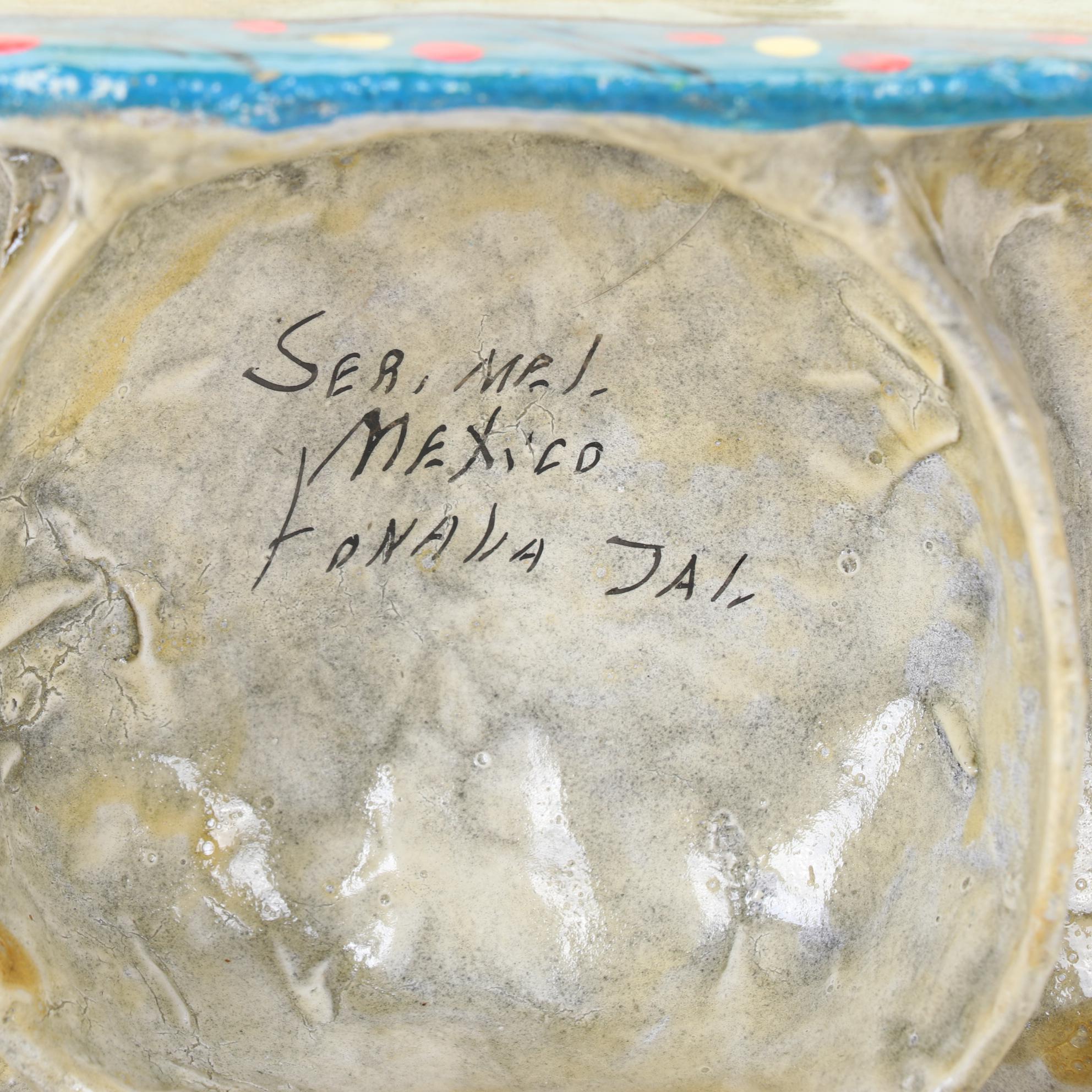 Tonala Jalisco Mexican Paper Mache Woman Figurine and Other Decor