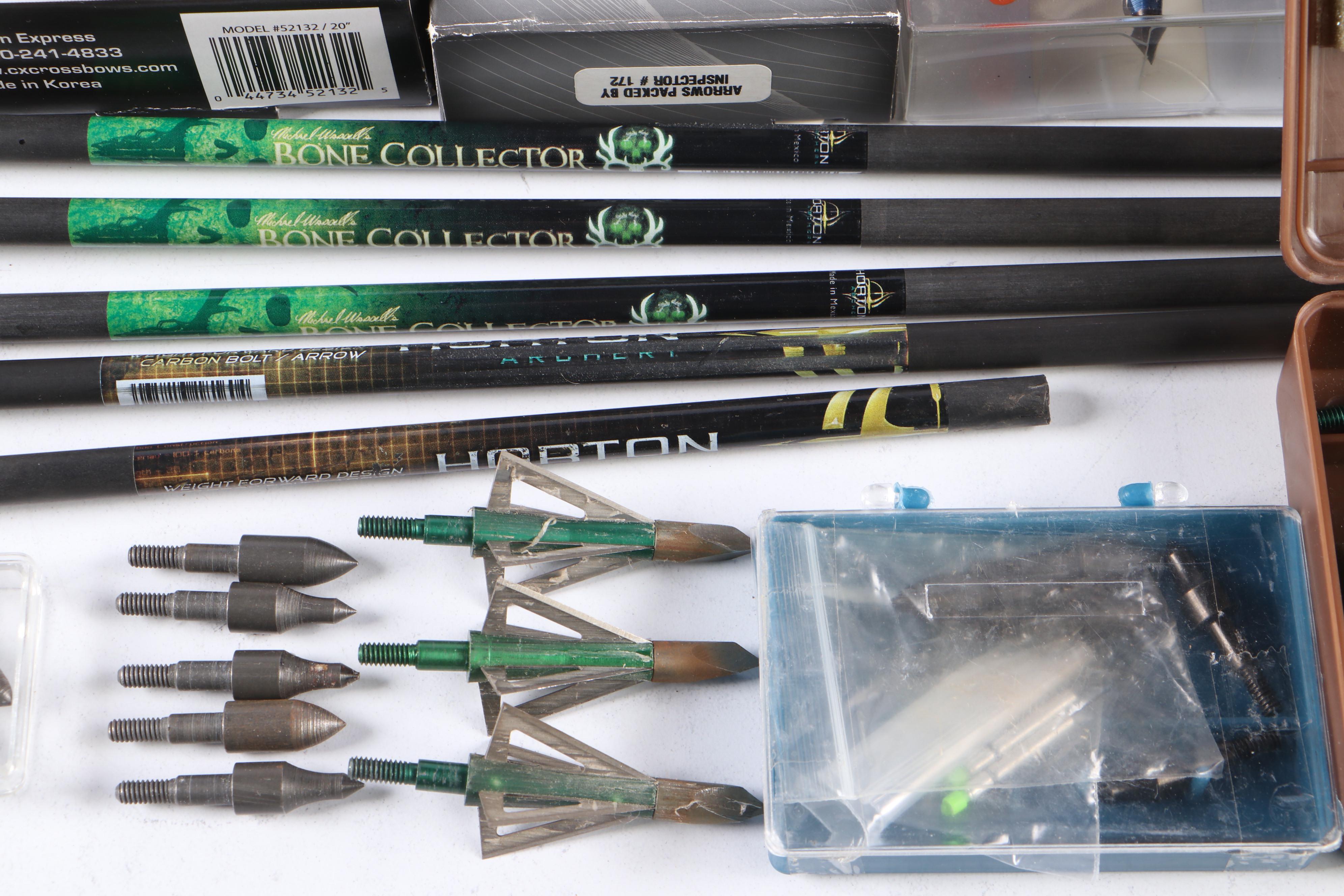 Horton Carbon Crossbow Arrows with Ten Point Crossbow Arrows and More