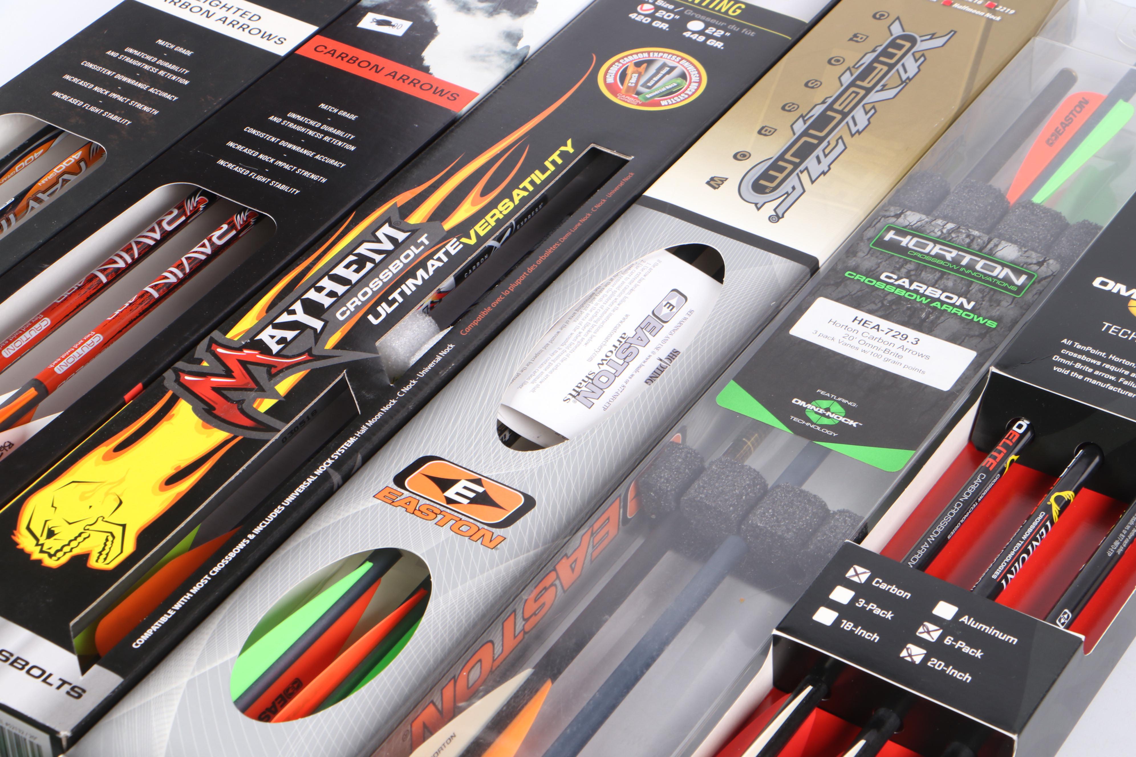 Horton Carbon Crossbow Arrows with Ten Point Crossbow Arrows and More