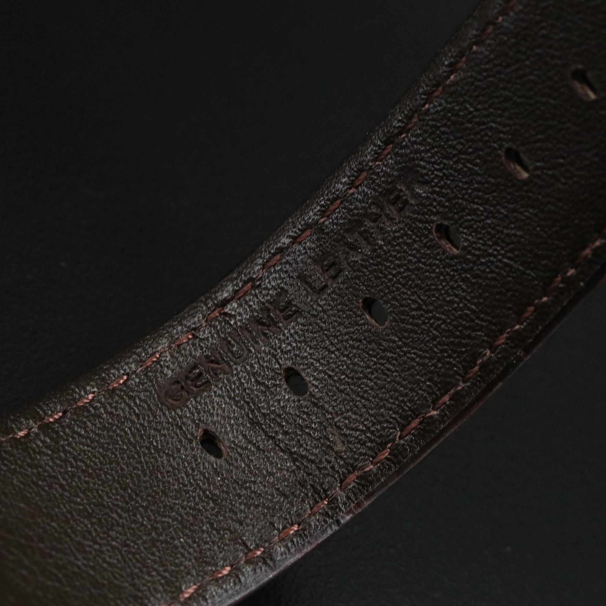 Nixon Sentry 38 Brown Gator Leather Quartz Watch with Box