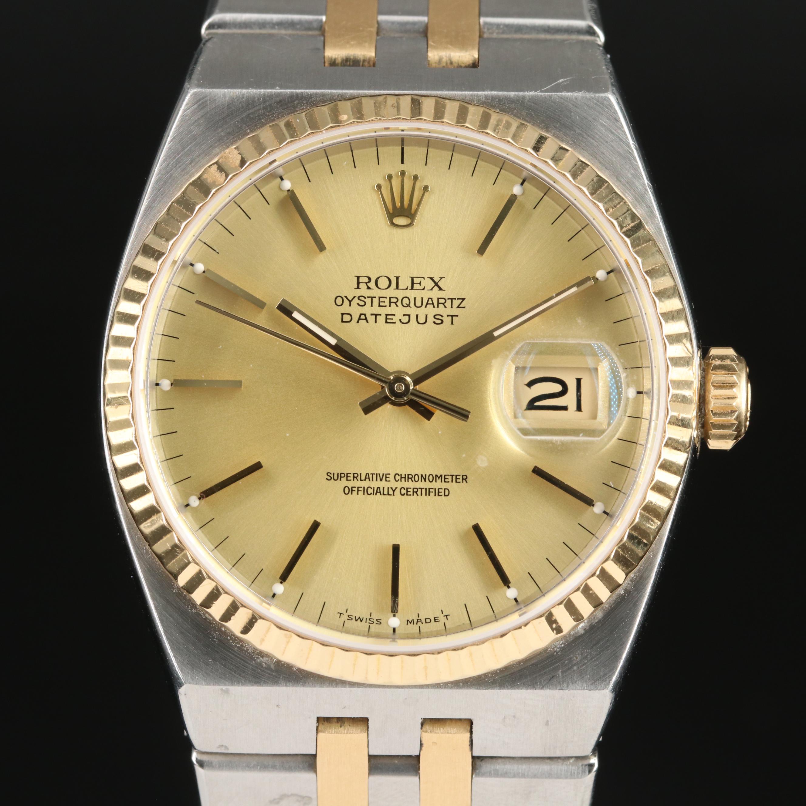 1986 Rolex Datejust Oysterquartz Watch