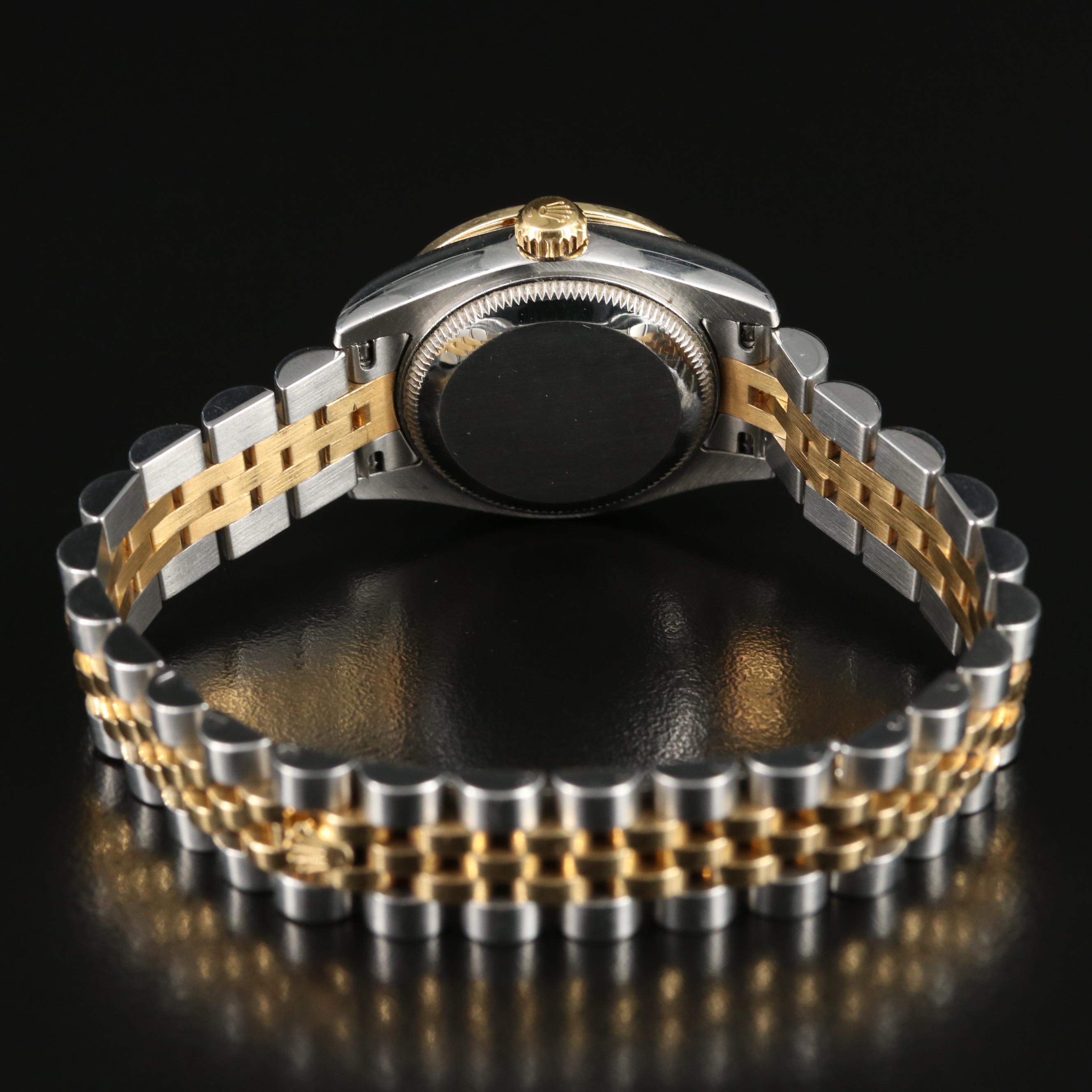 2007 Rolex Factory Diamond Dial, Custom Diamond Bezel Datejust Watch