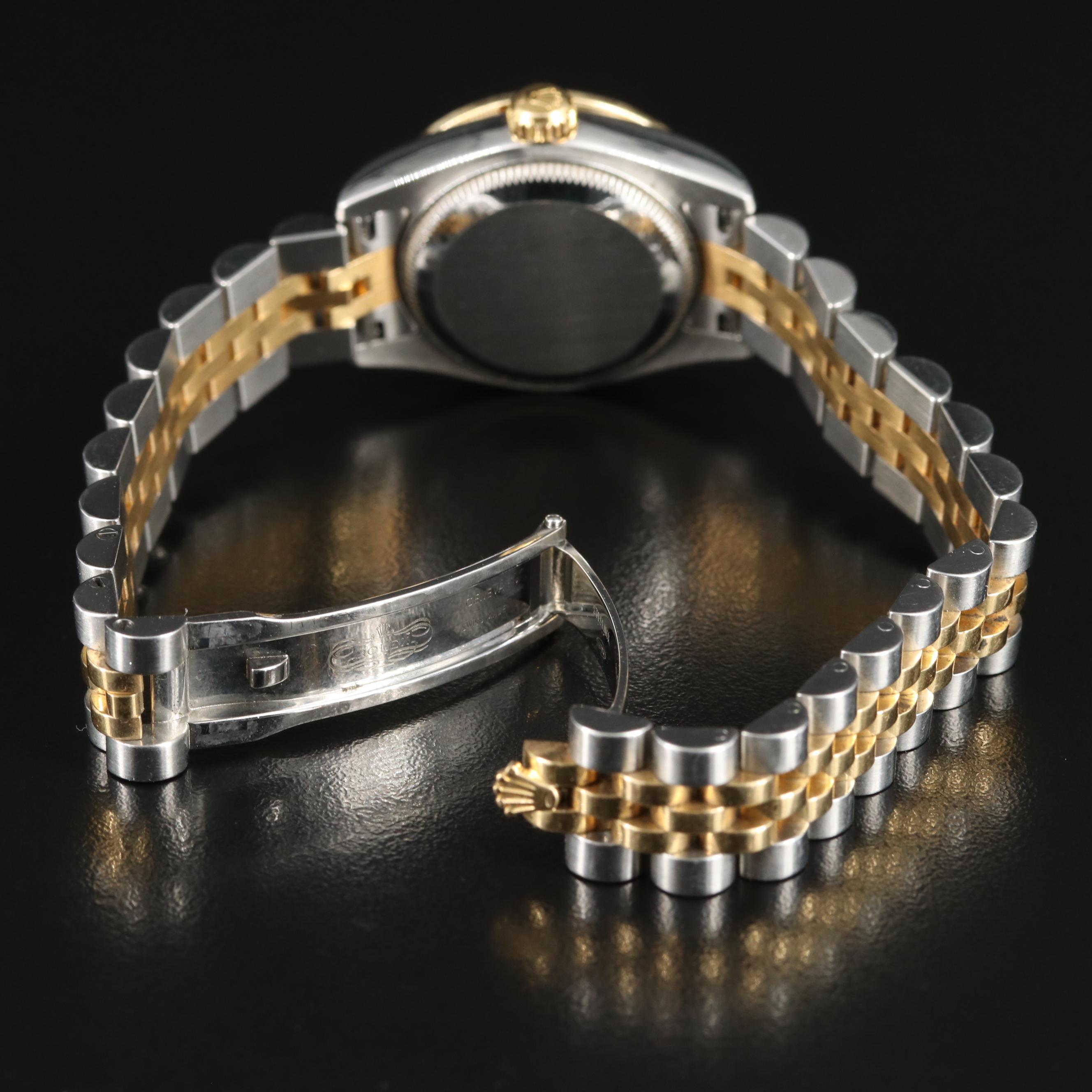 2007 Rolex Factory Diamond Dial, Custom Diamond Bezel Datejust Watch