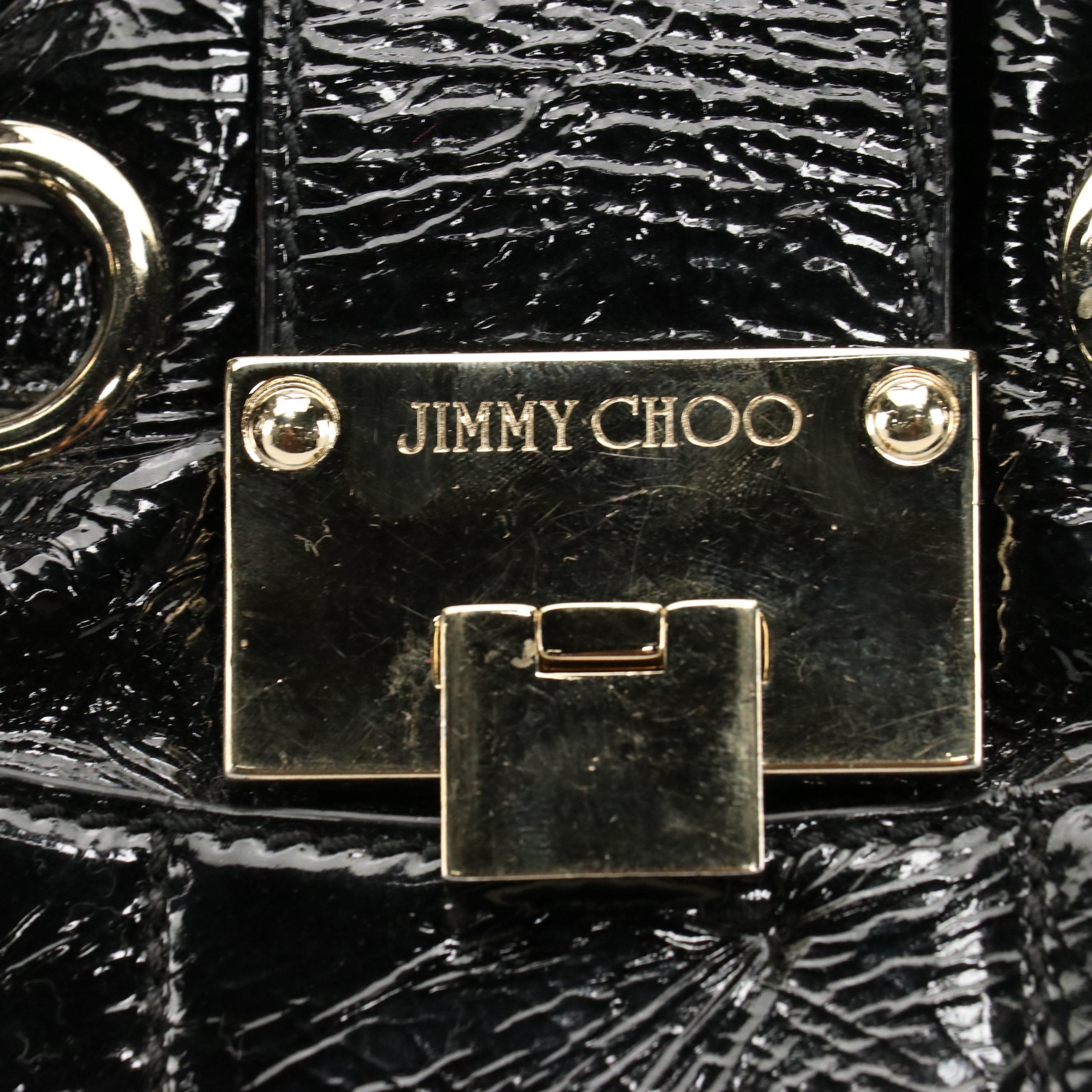 Jimmy Choo Ramona Bag in Crinkle Patent Leather