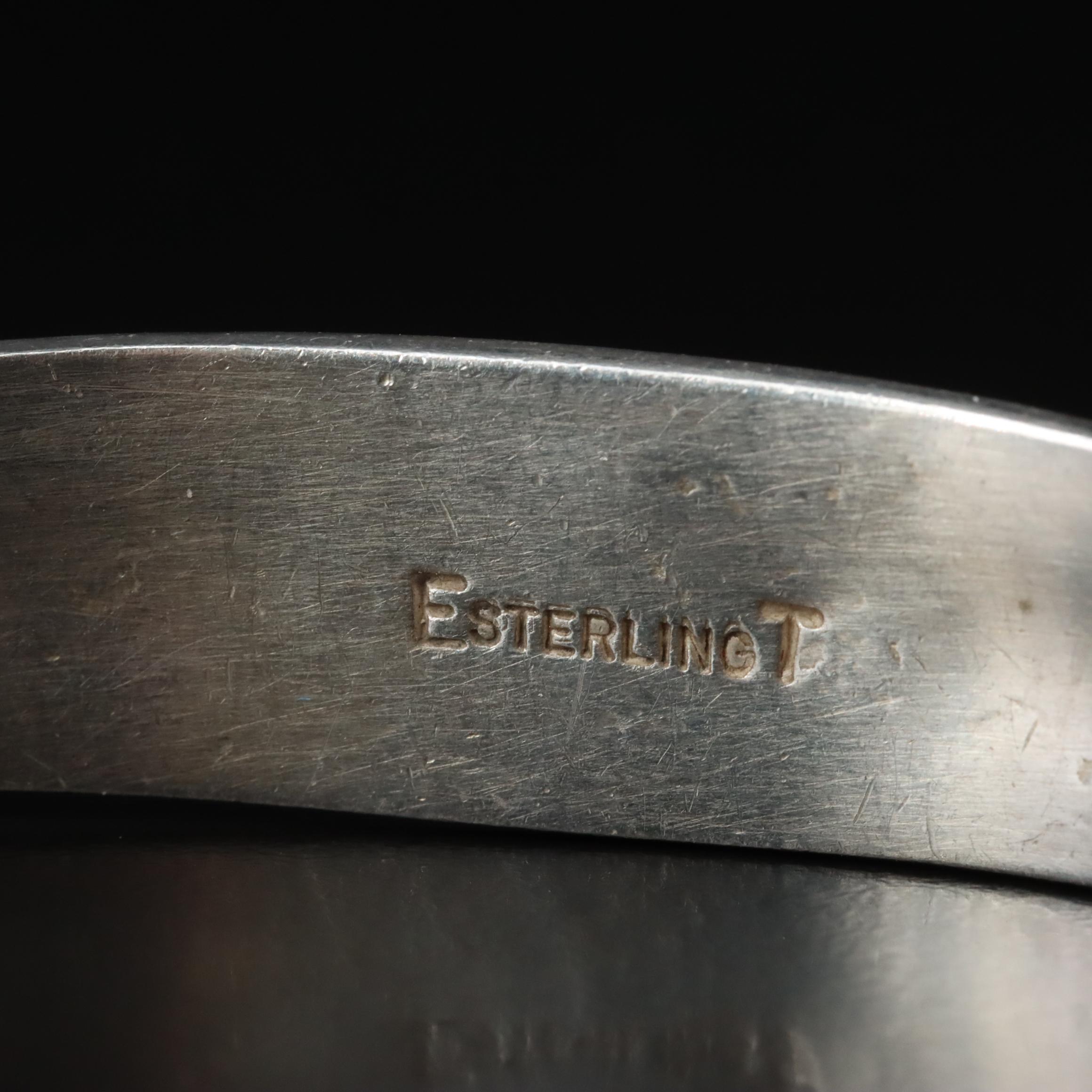 Ernest Tsosie, Navajo Diné Sterling Mother of Pearl, Coral and Lapis Lazuli Cuff