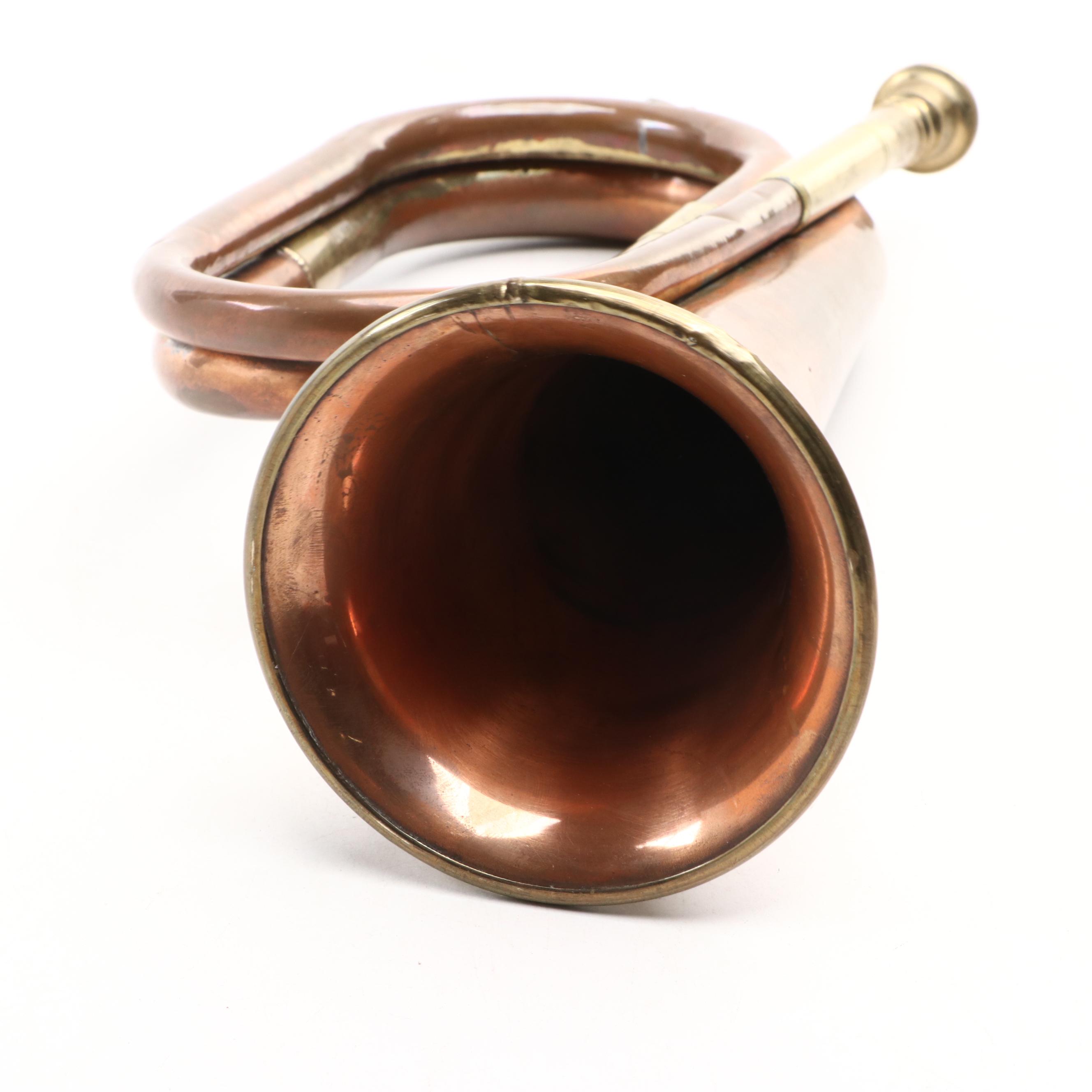 Schafer Pocket Trumpet with Copper Bugle and One-Valve Bugle