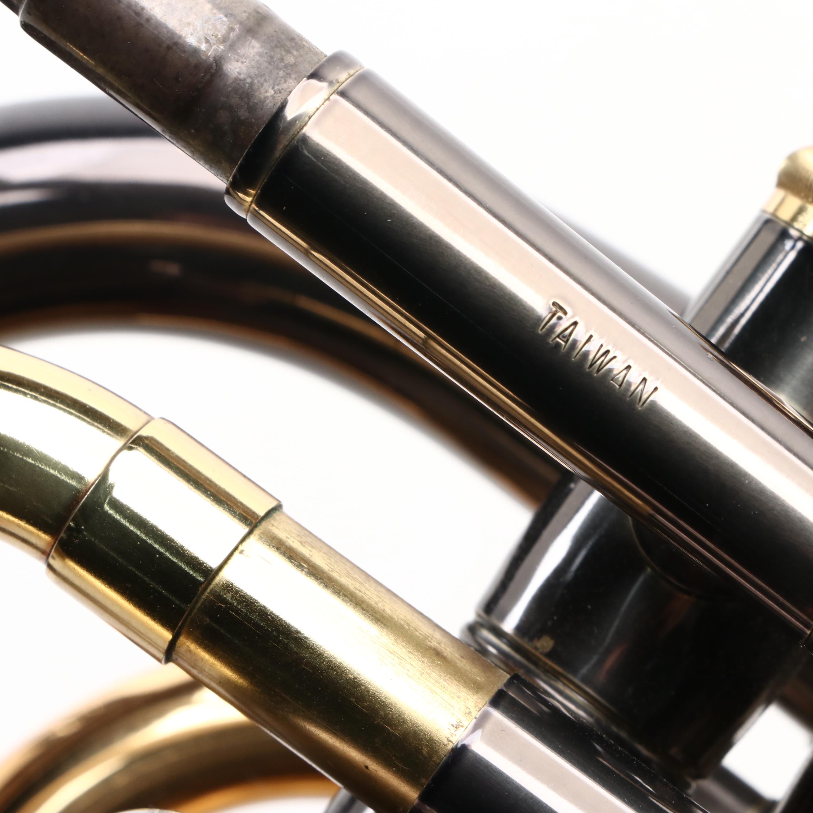 Schafer Pocket Trumpet with Copper Bugle and One-Valve Bugle