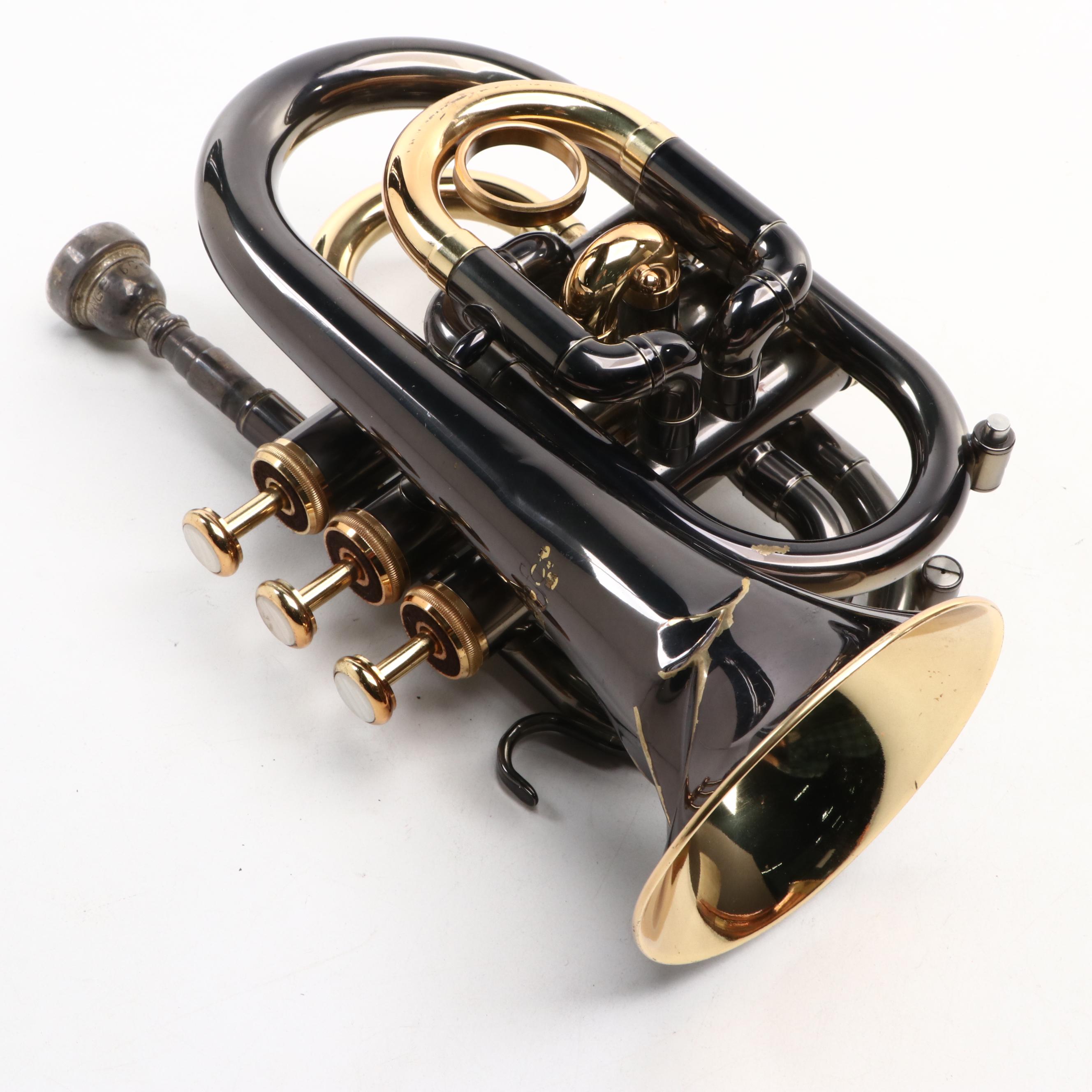 Schafer Pocket Trumpet with Copper Bugle and One-Valve Bugle