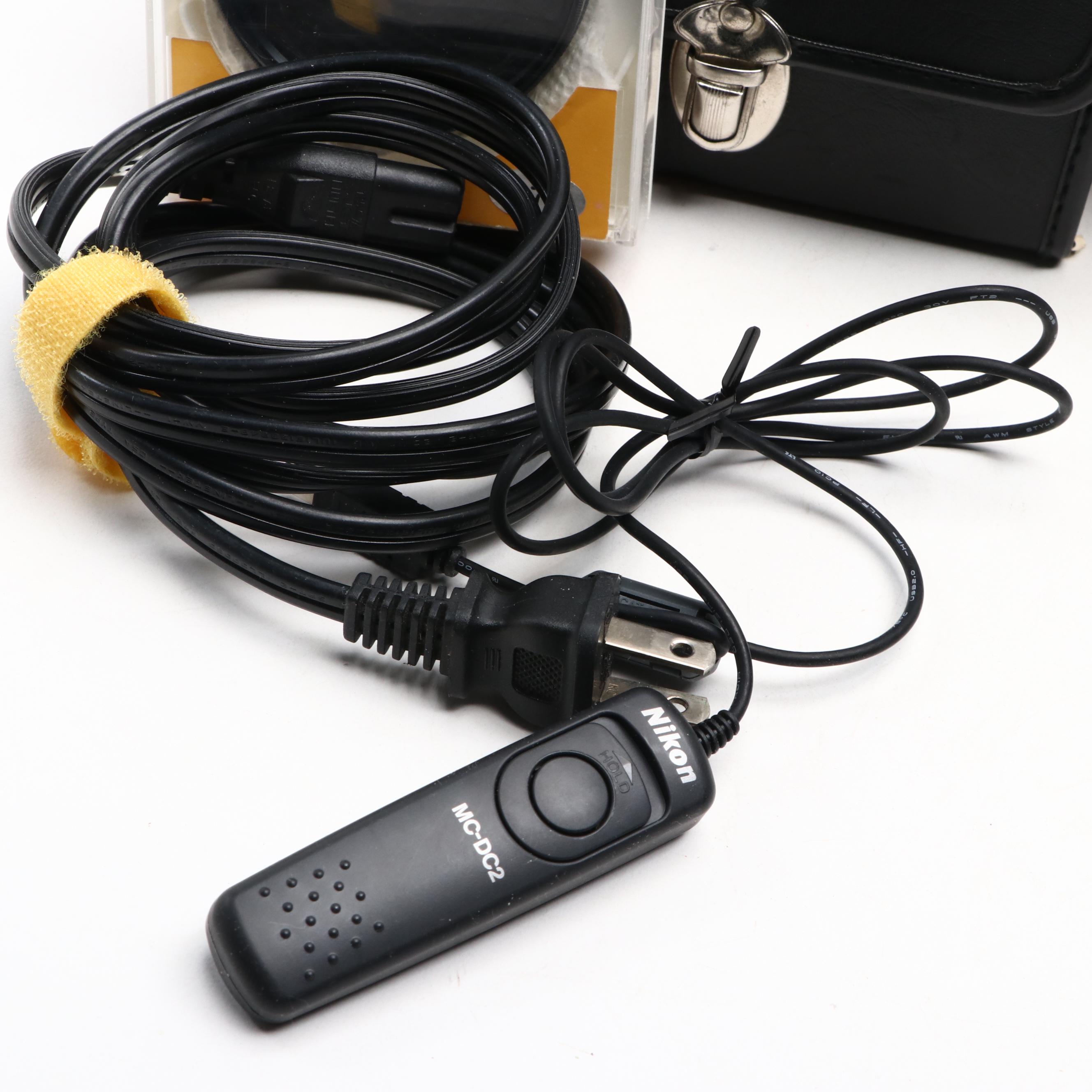 Nikon D70 Digital Camera with Flash, Lens, Bag and More