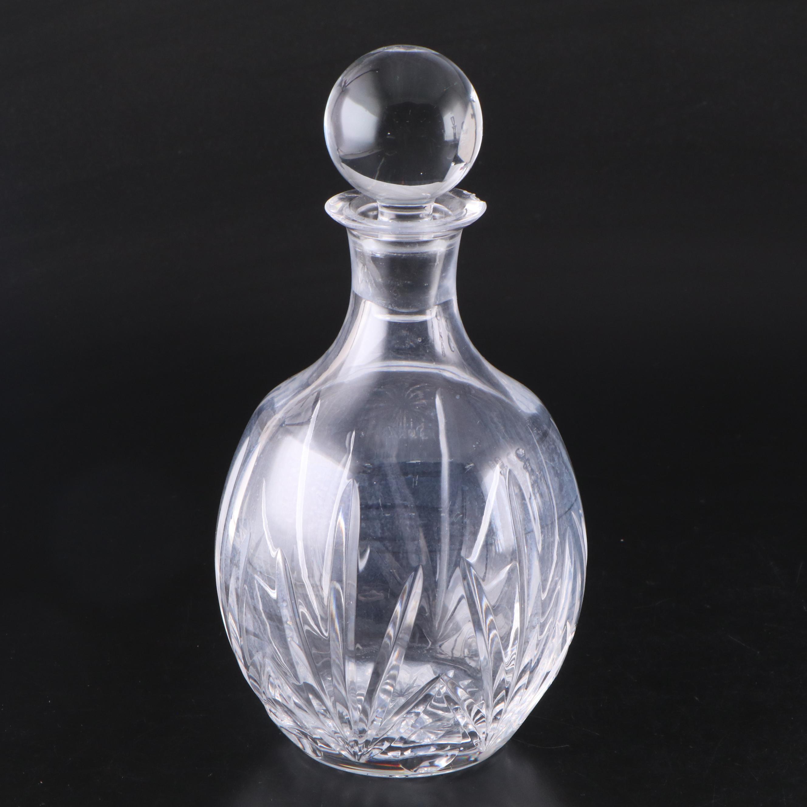 Waterford Crystal "Lismore" Wine Decanter with Other Crystal Decanters