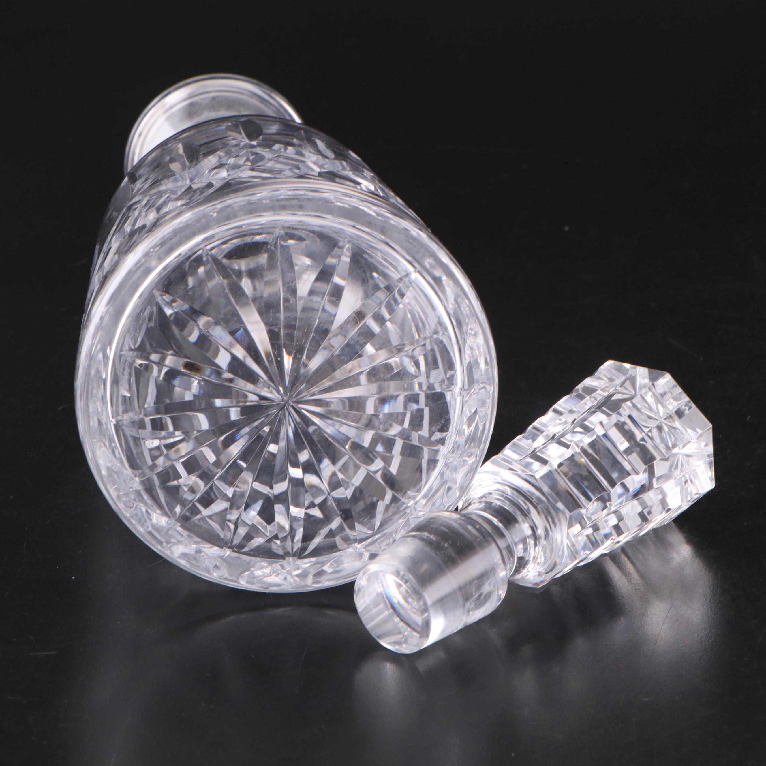 Waterford Crystal "Lismore" Wine Decanter with Other Crystal Decanters