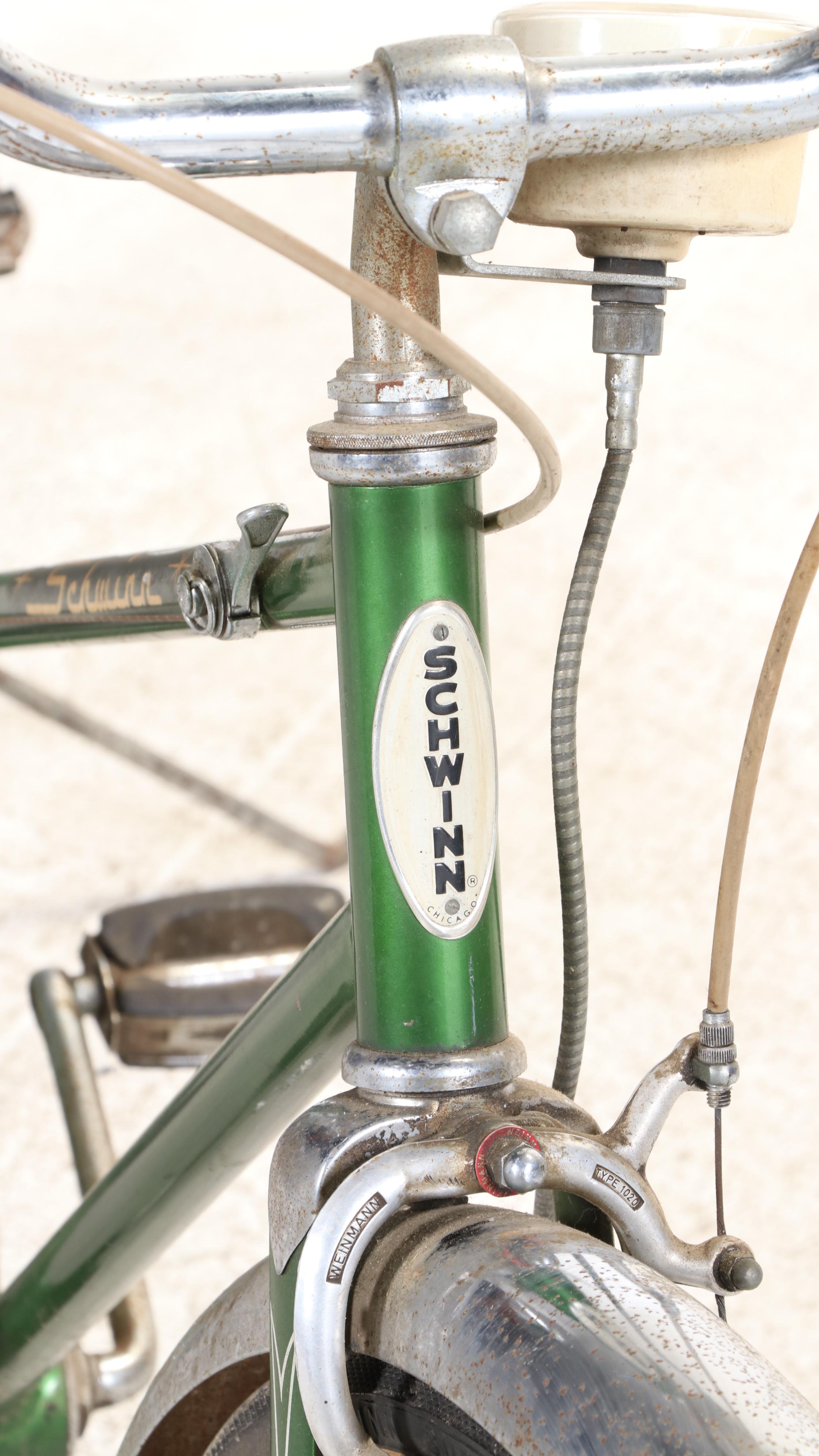 Schwinn "De Luxe Twinn" Tandem Cruiser Bike, Mid to Late 20th Century
