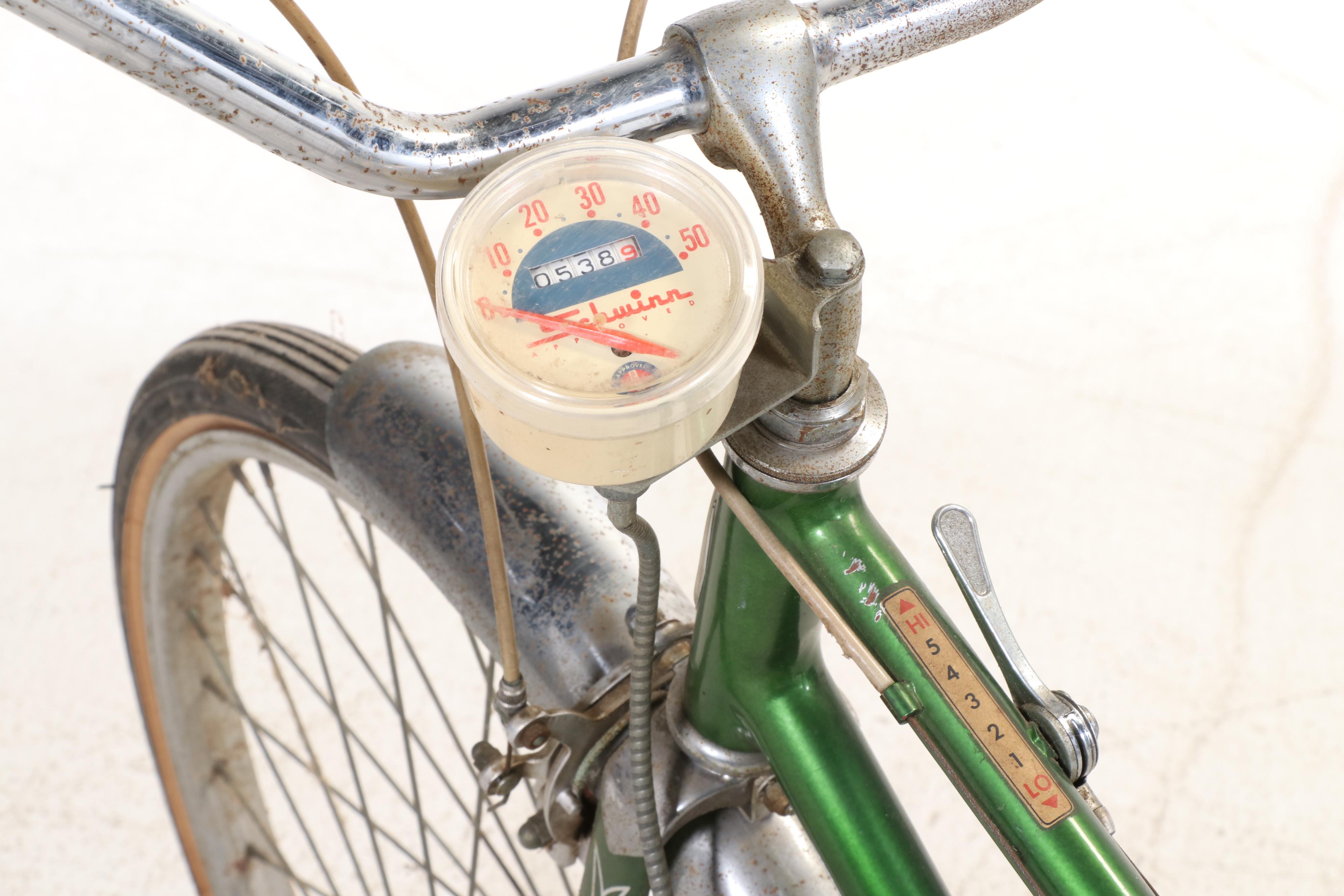 Schwinn "De Luxe Twinn" Tandem Cruiser Bike, Mid to Late 20th Century