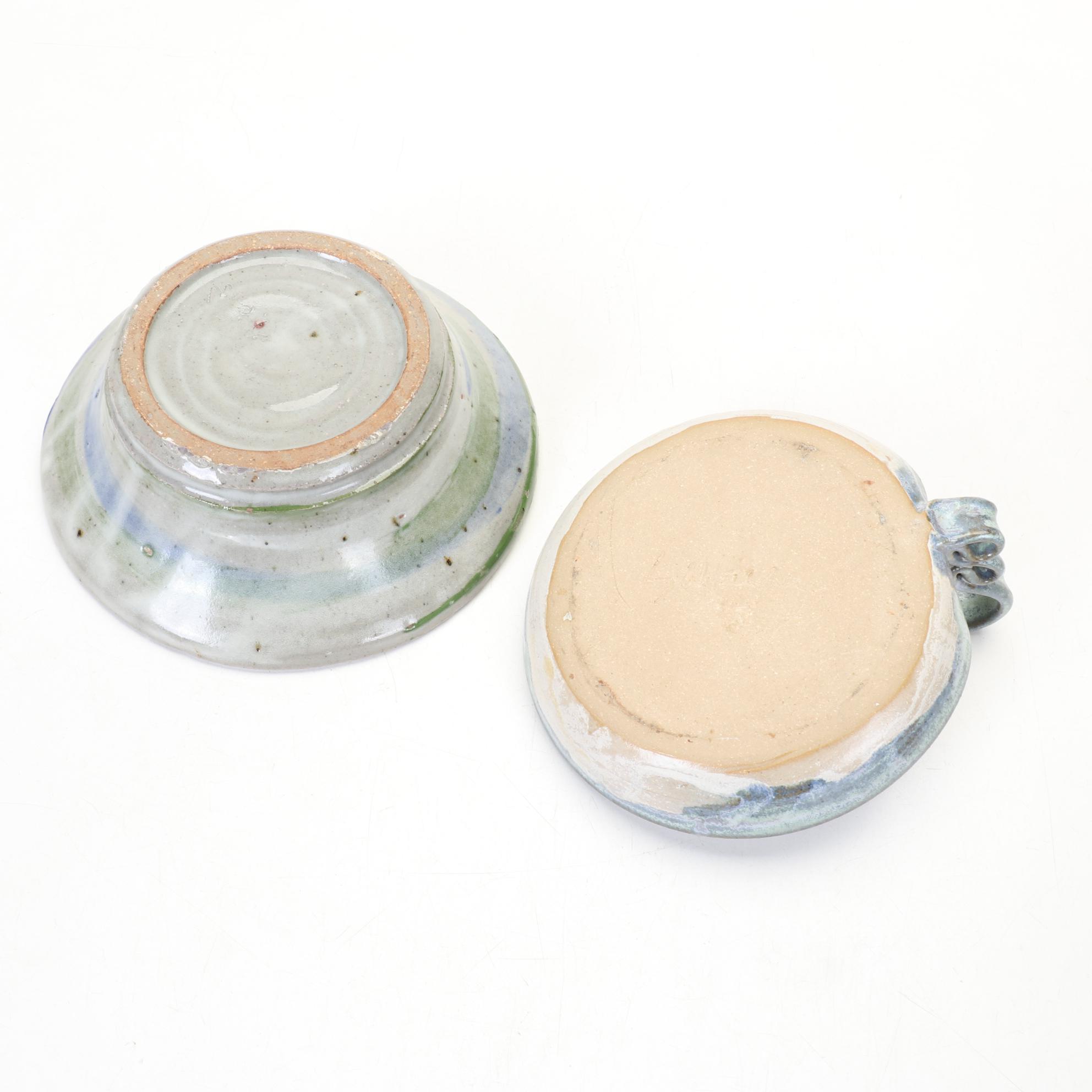 Frog Finial Teapot with Hand Thrown Pottery