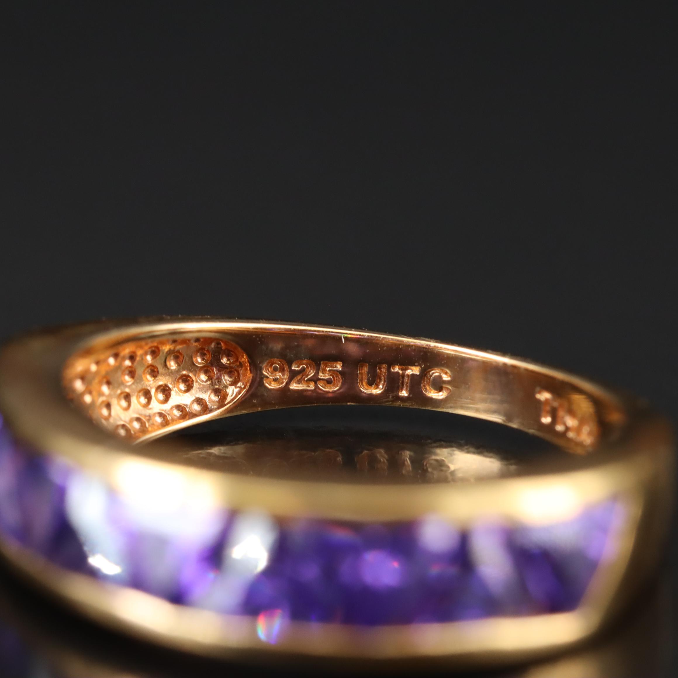 Sterling Rings Including Faux Pearl, CZ and Glass