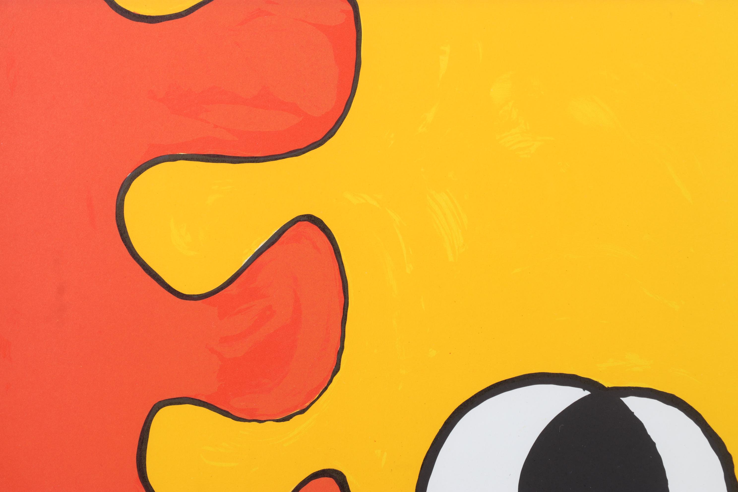 Alexander Calder Color Lithograph for "Derrière le Miroir," 1968