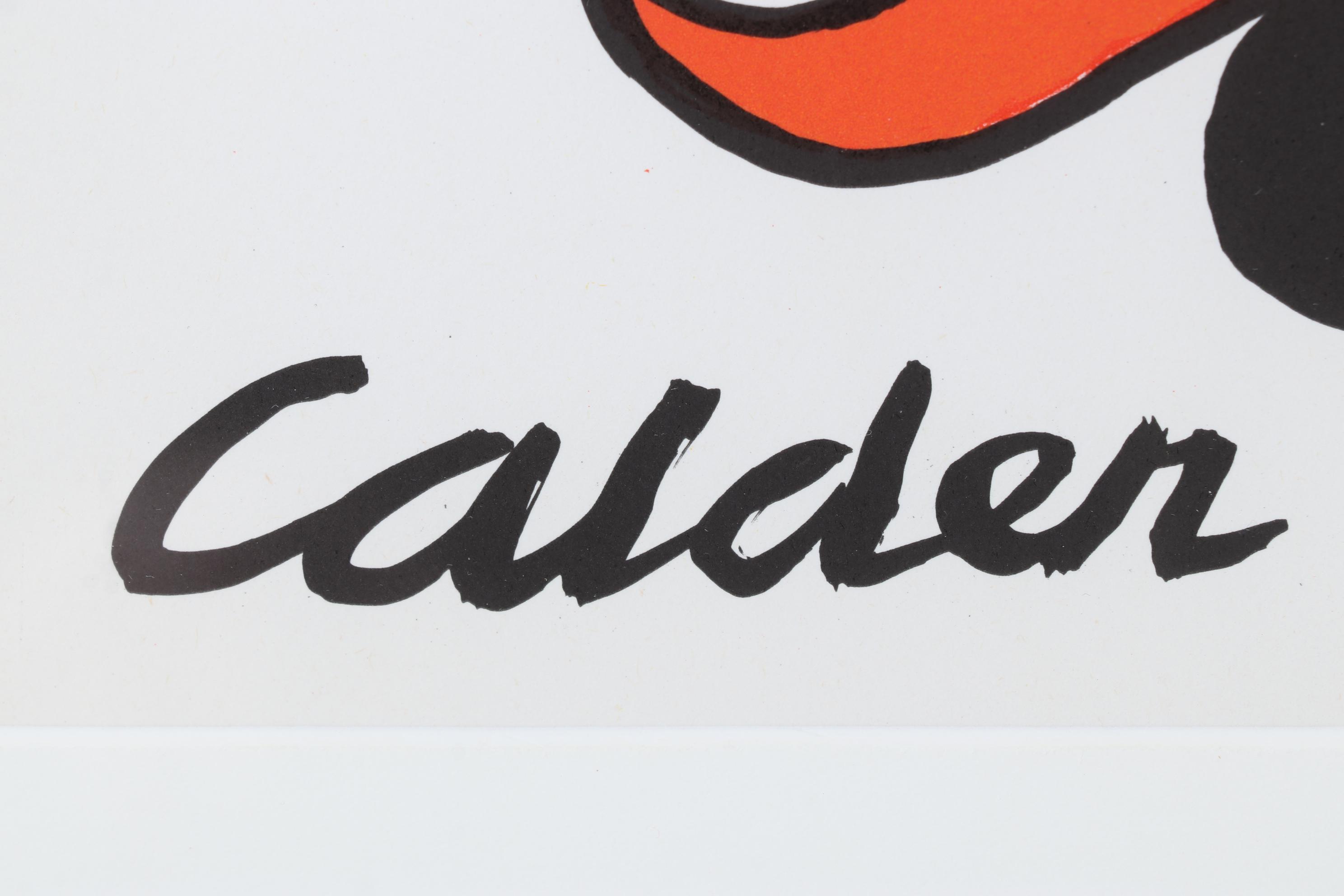 Alexander Calder Color Lithograph for "Derrière le Miroir," 1968