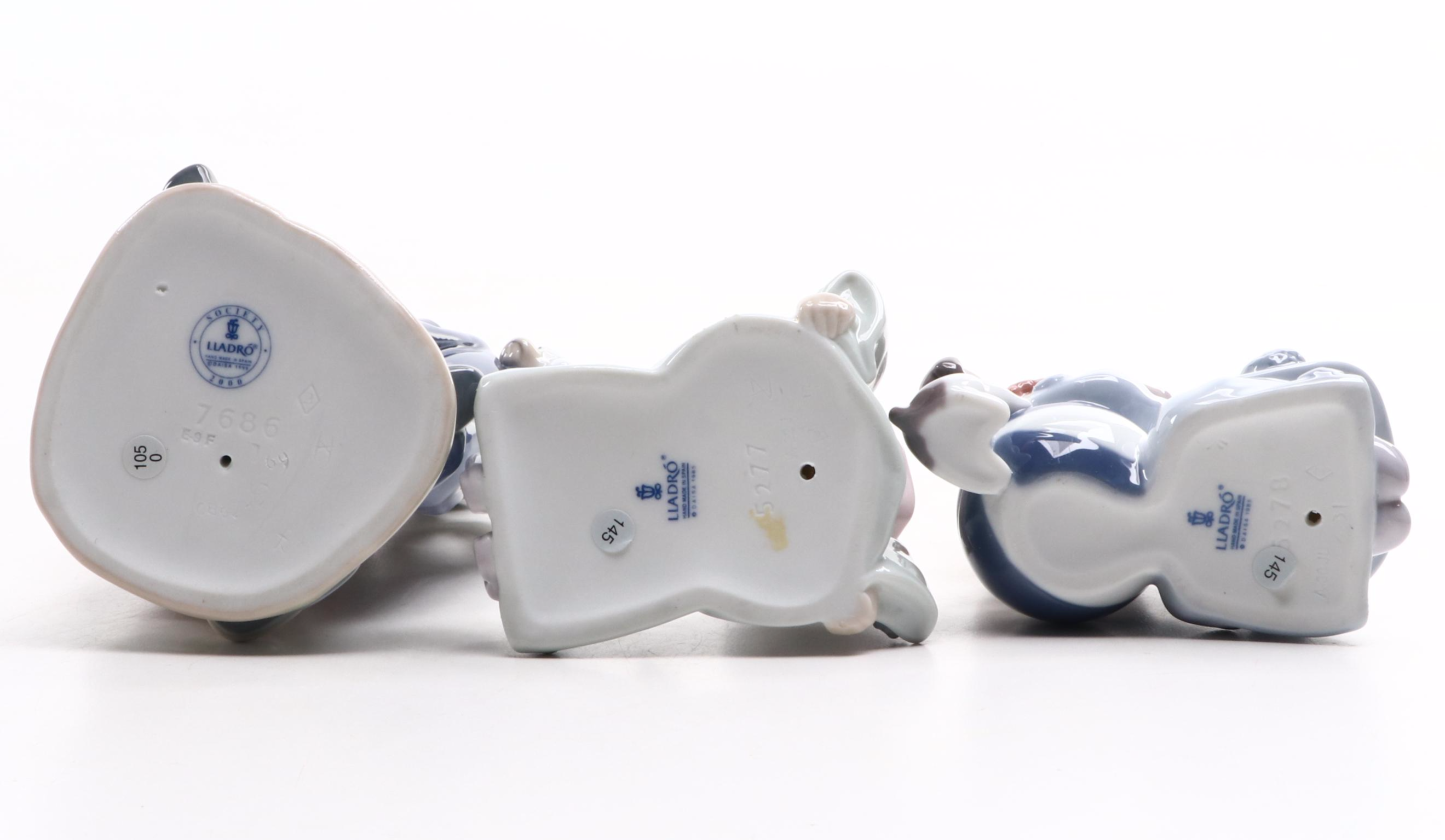 Lladró Porcelain Clown Figurines