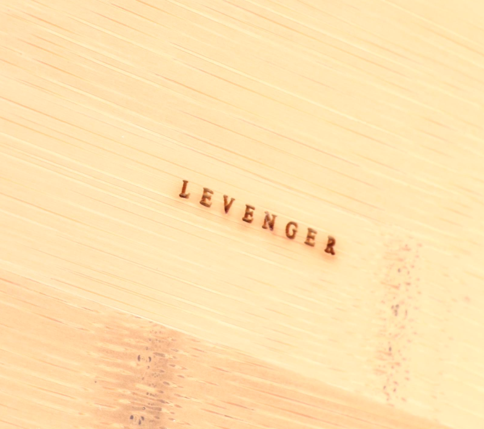 Levenger Finished Wood Storage Box with Woven Motif Wood Decorative Box