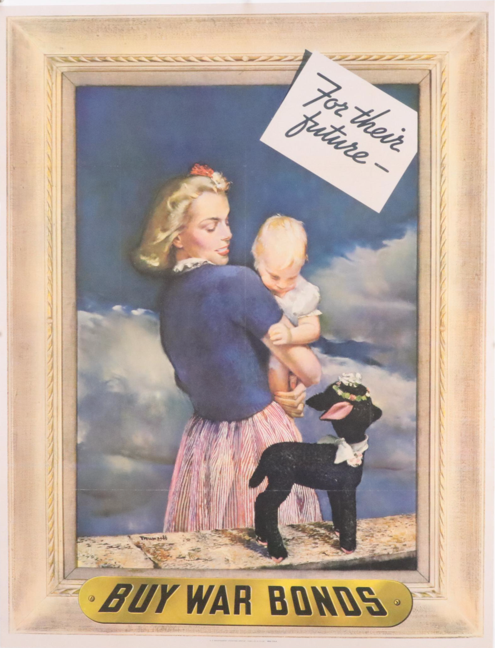 WWII War Bonds Advertisement Poster Designed by Albert Henry Munsell, 1943