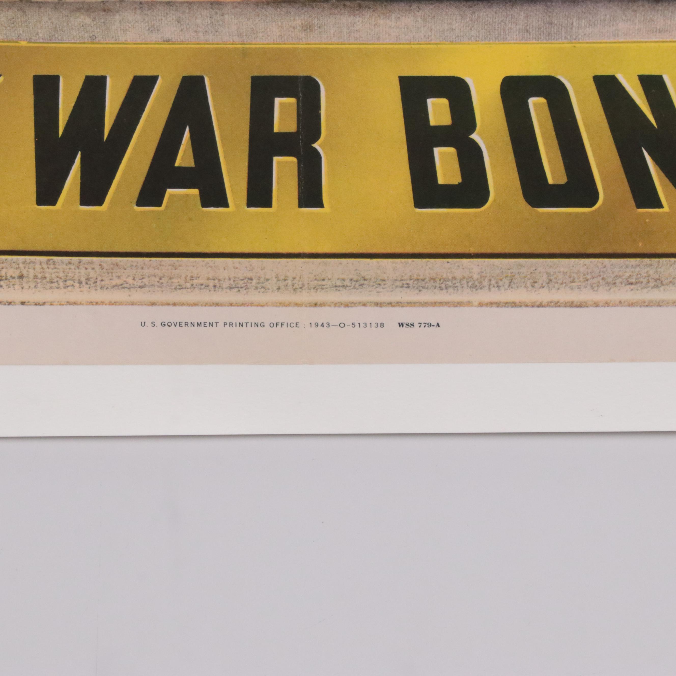 WWII War Bonds Advertisement Poster Designed by Albert Henry Munsell, 1943