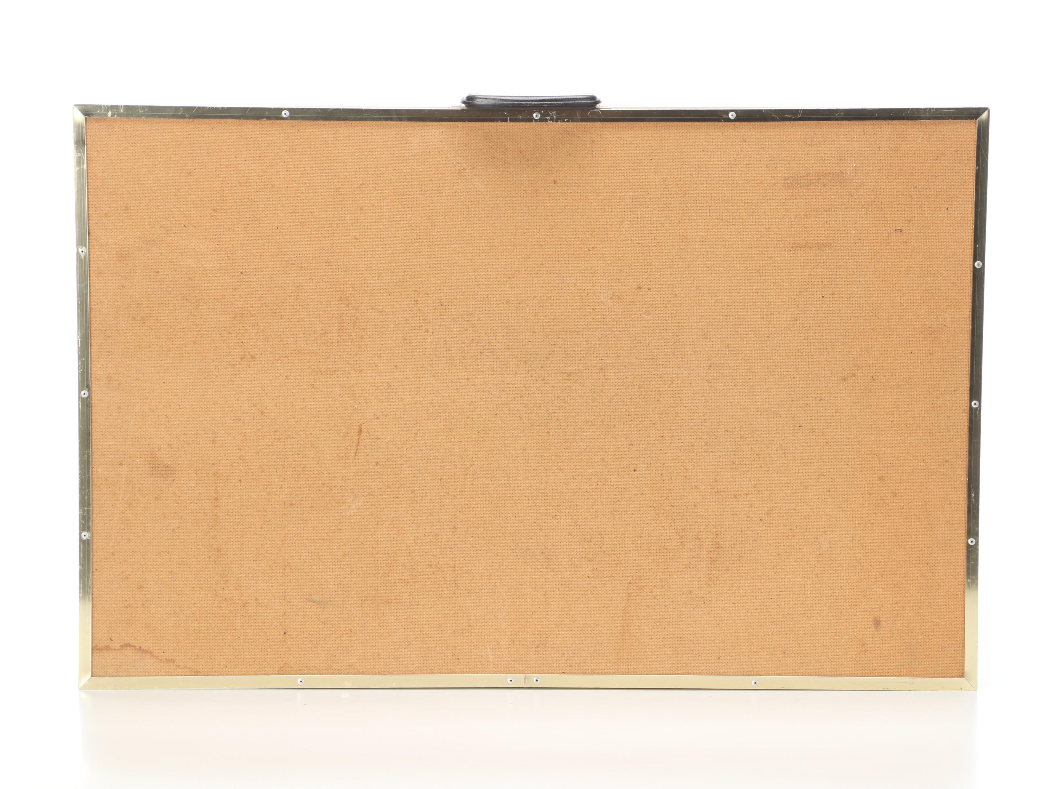 Allstate Mfg. Co. Metal Glass Top Portable Display Case