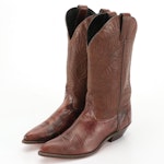 Code West Boots in Reptile Embossed Leather