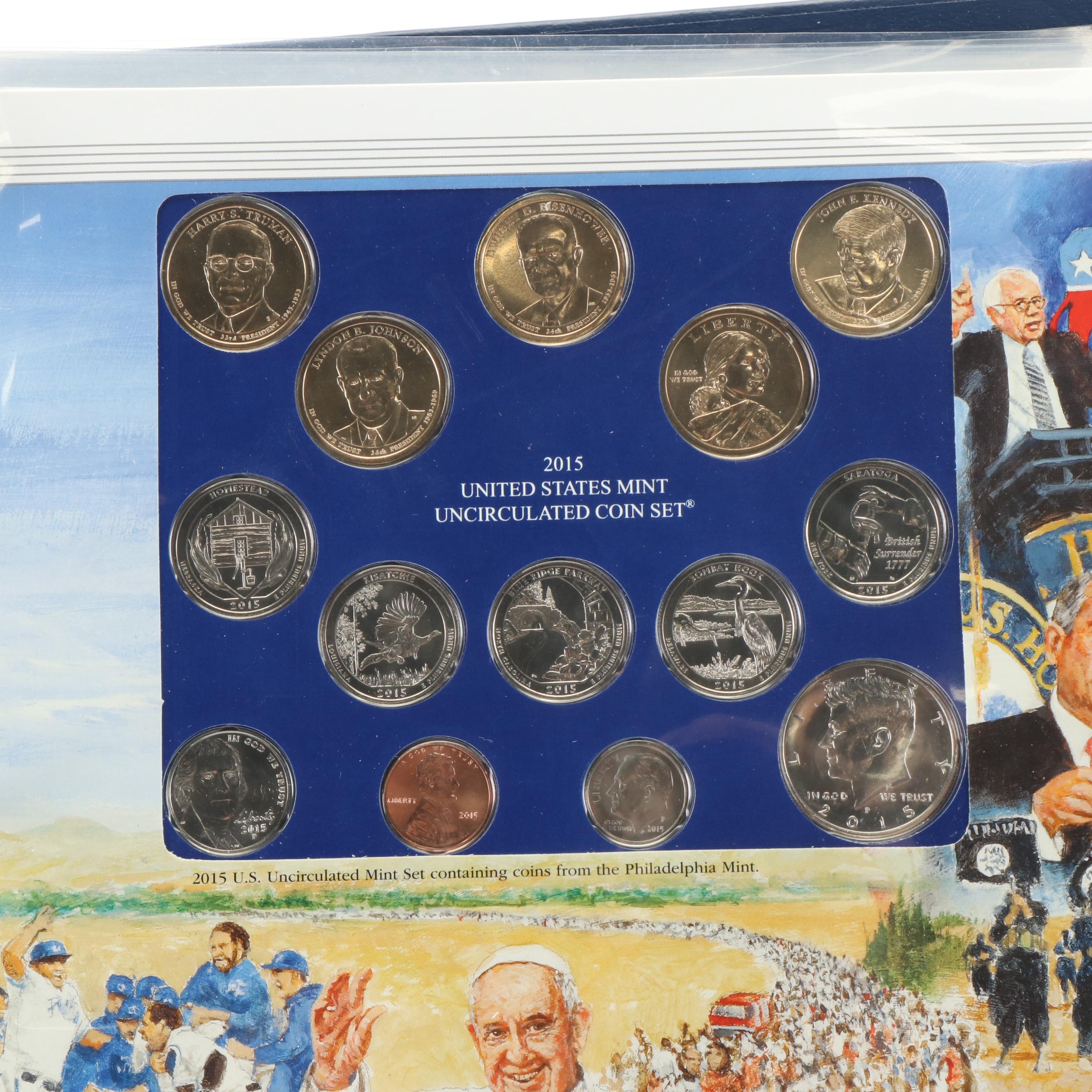 United States Mint Set Collection 2015-2021