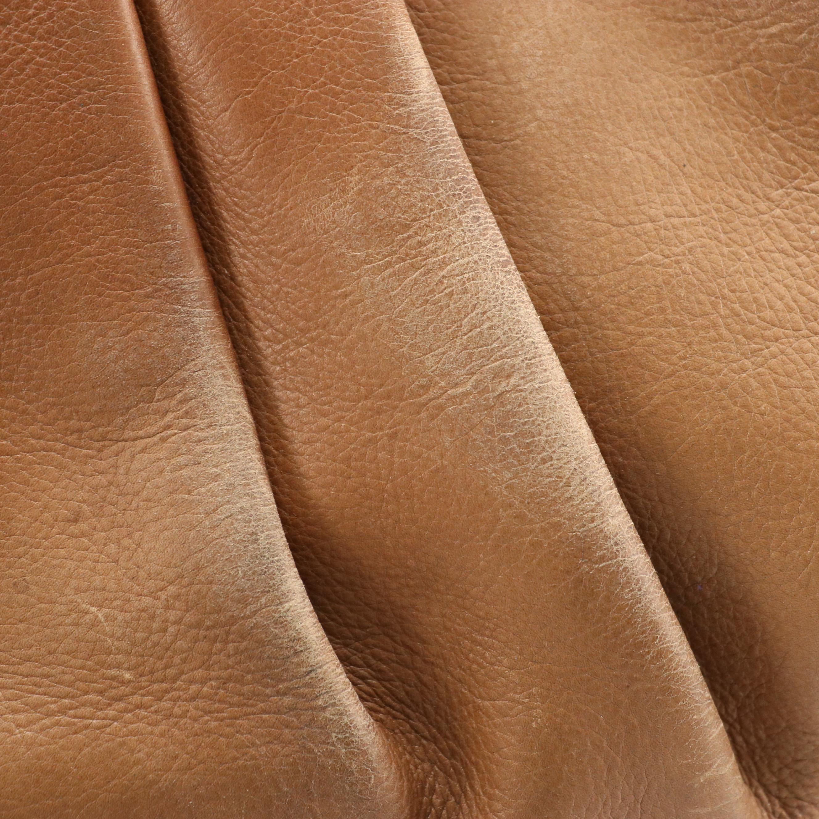 Gucci Rare Vintage Gathered Two-Tone Brown Leather Shoulder Bag