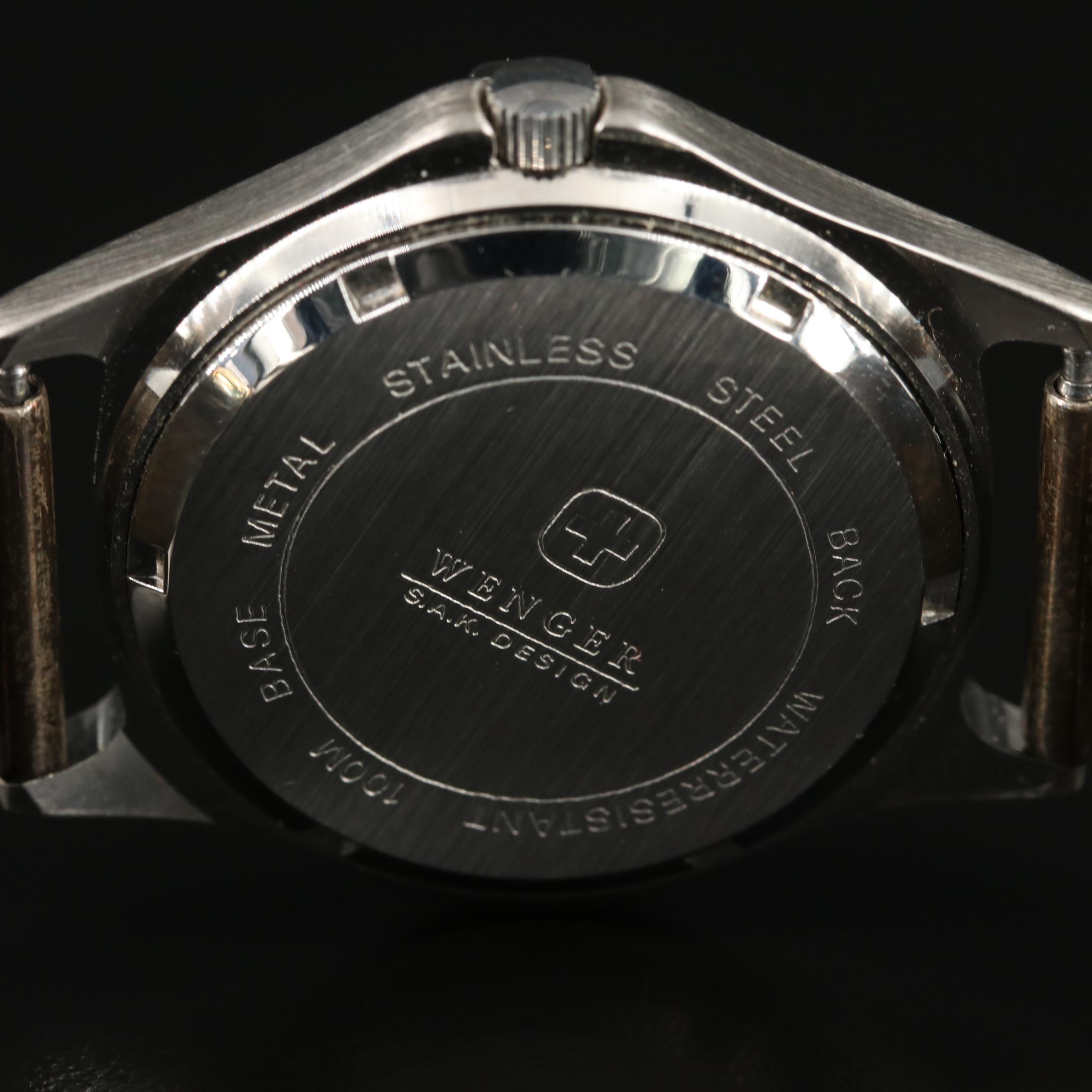 Wenger SAK Design Quartz Watch with Turquoise and Sterling