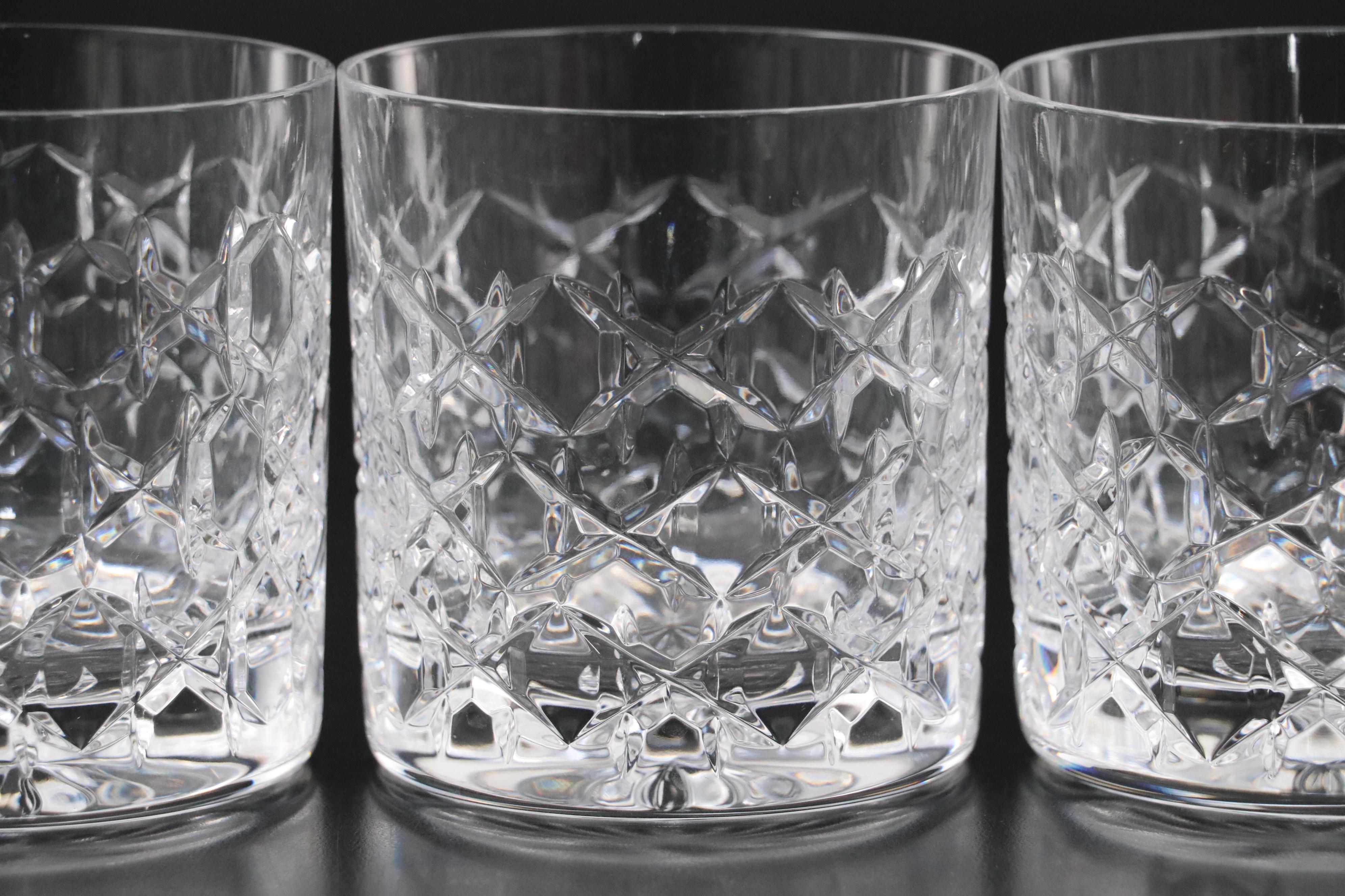 Tiffany & Co. "Grenada" Crystal Old Fashioned Glasses