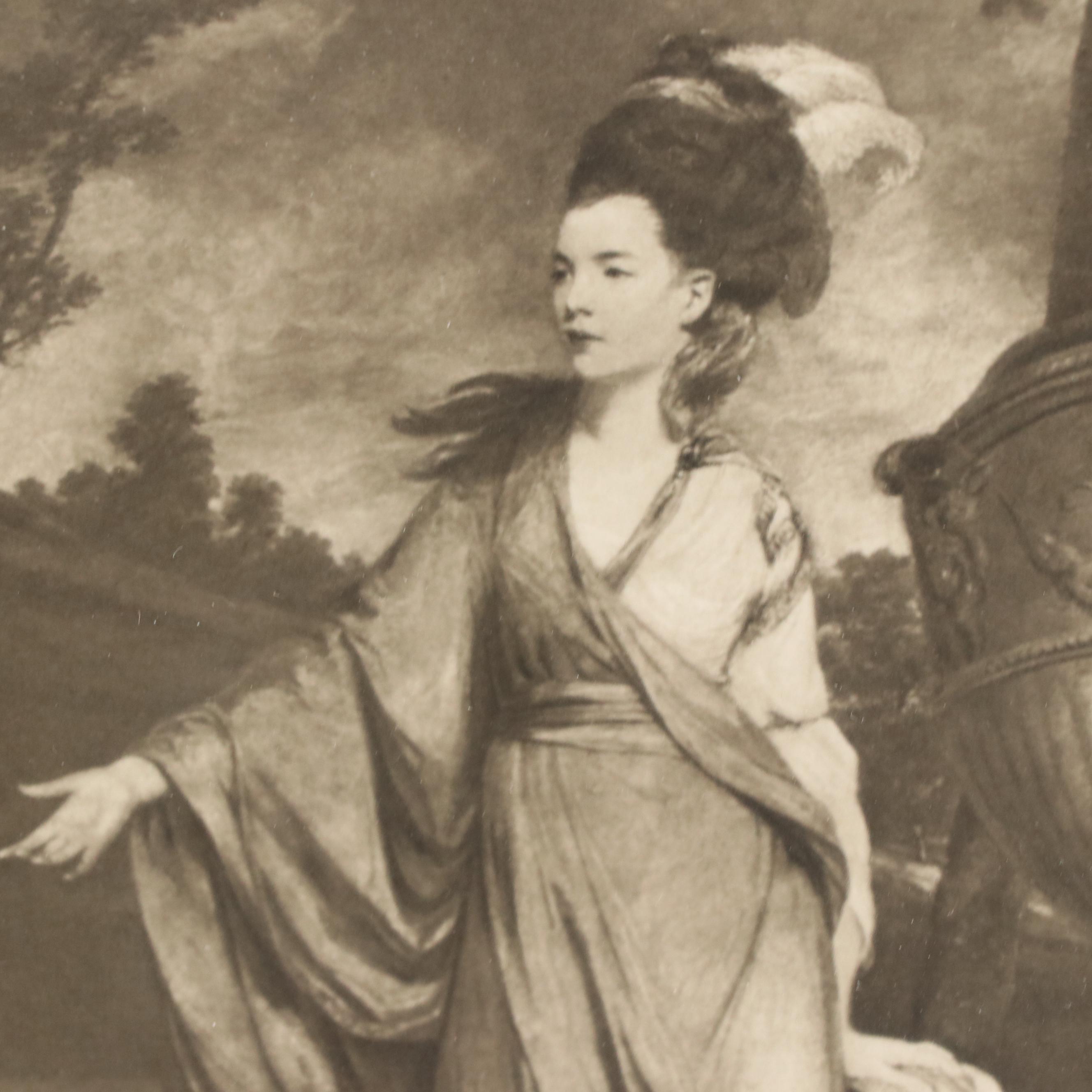 Photogravure After Reynolds "Portrait of Jane Fleming, Countess of