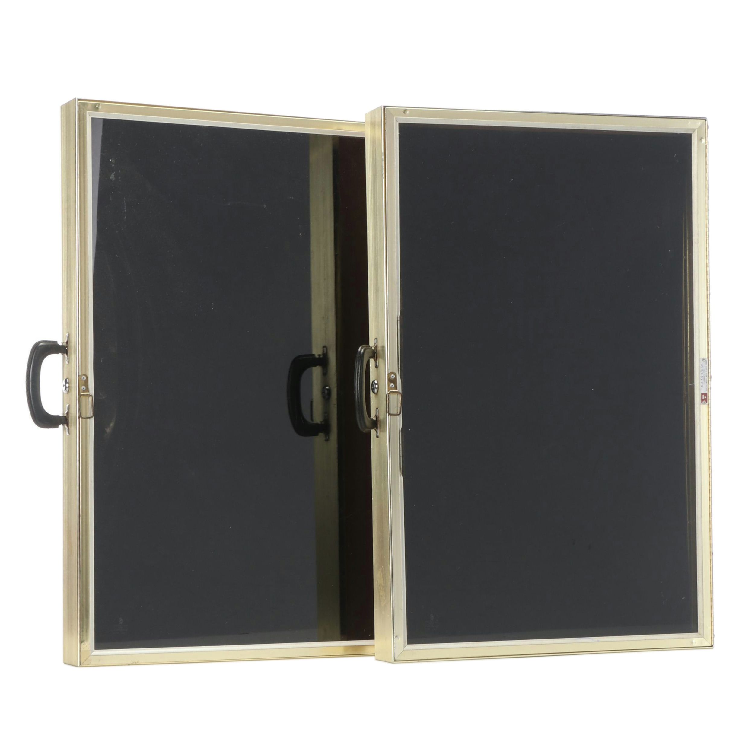 Allstate Mfg. Co. Metal Glass Top Portable Display Case