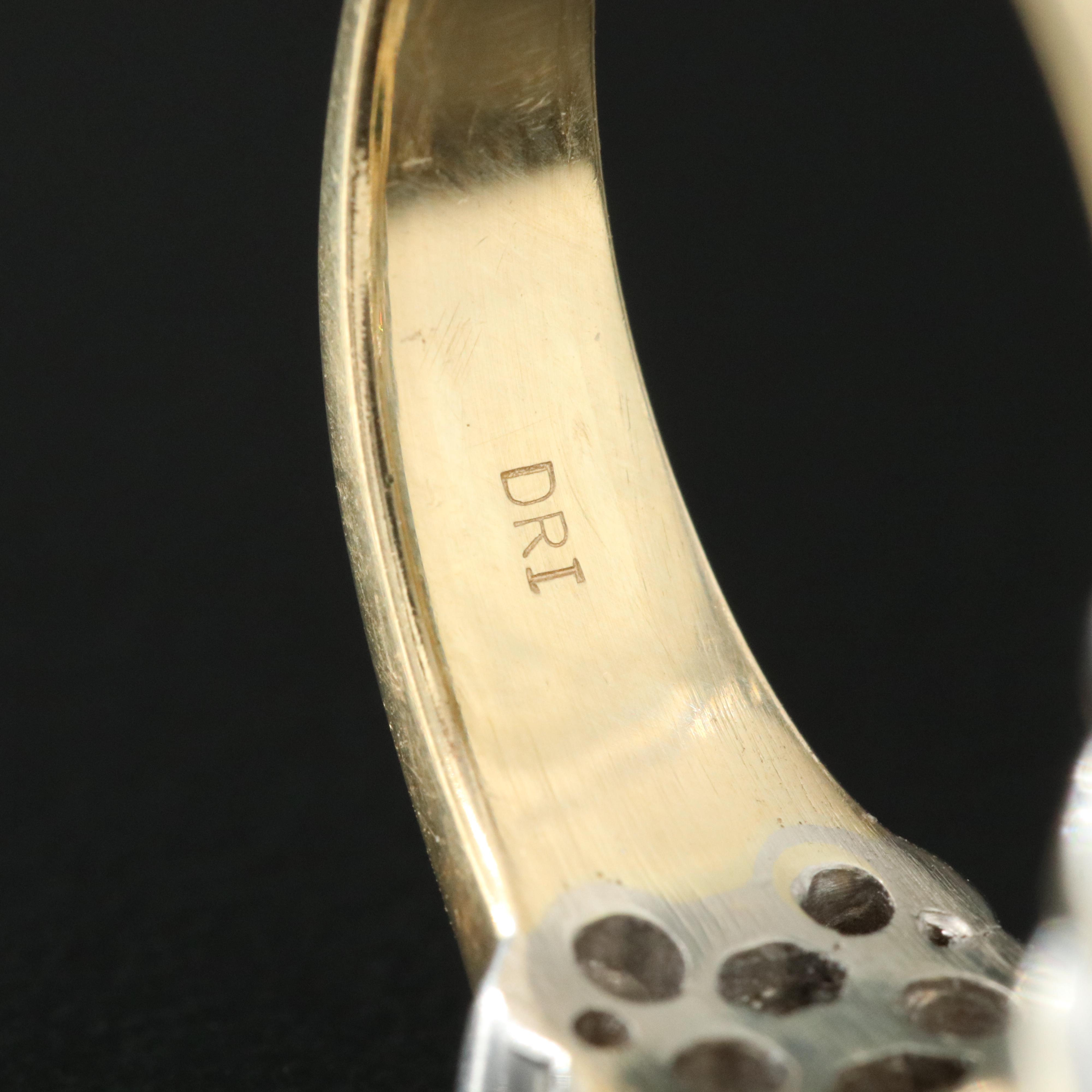 14K 1.83 CT Emerald and 1.50 CTW Diamond Ring with GIA Report