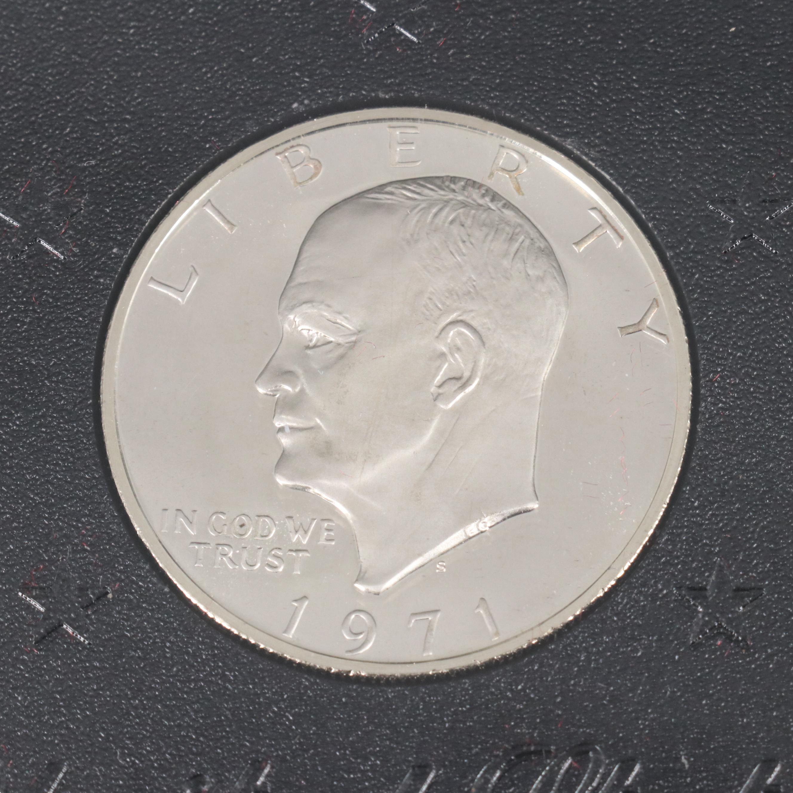 Collection of Eighty-Two U.S. Proof Sets, Mint Sets, and Eisenhower Dollars