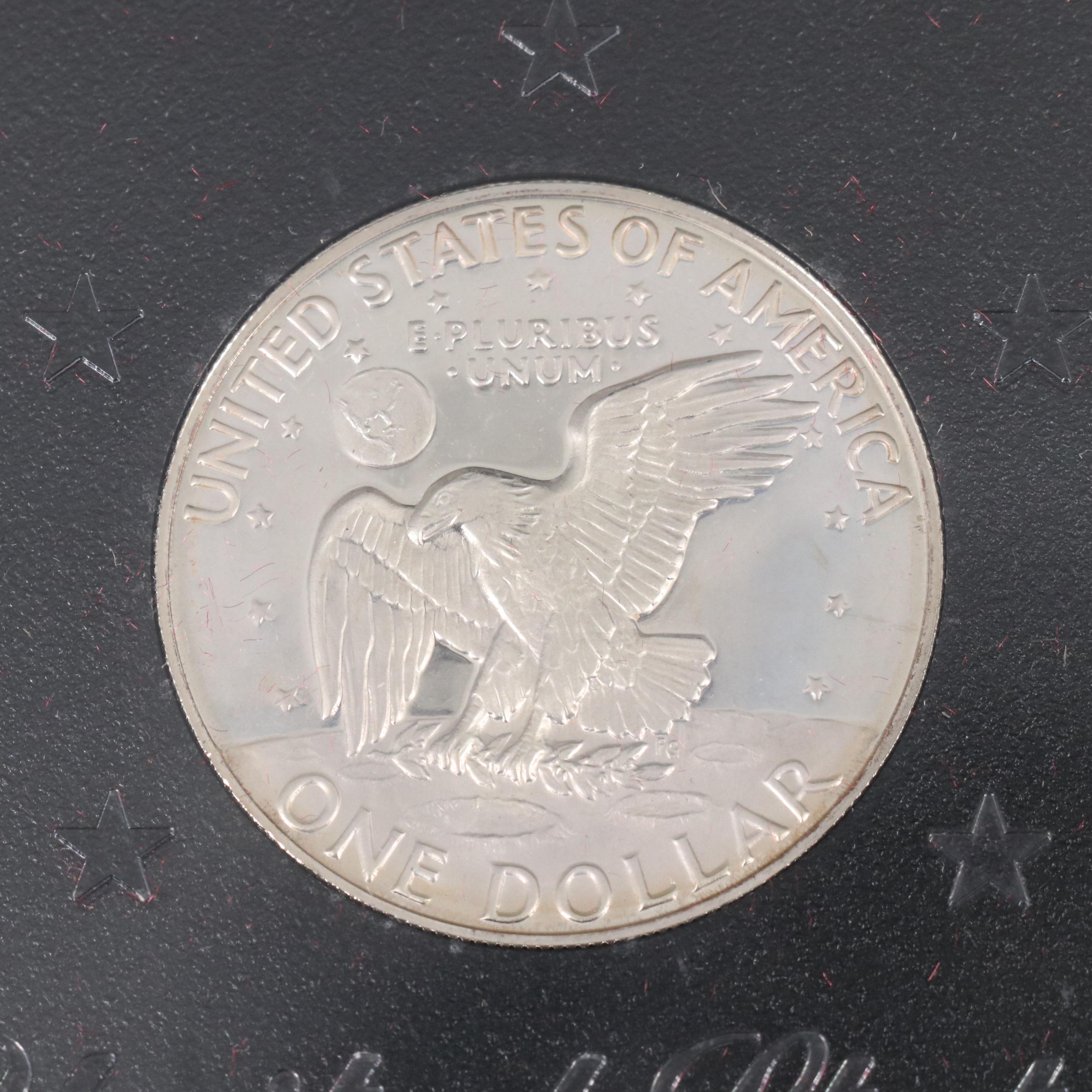 Collection of Eighty-Two U.S. Proof Sets, Mint Sets, and Eisenhower Dollars