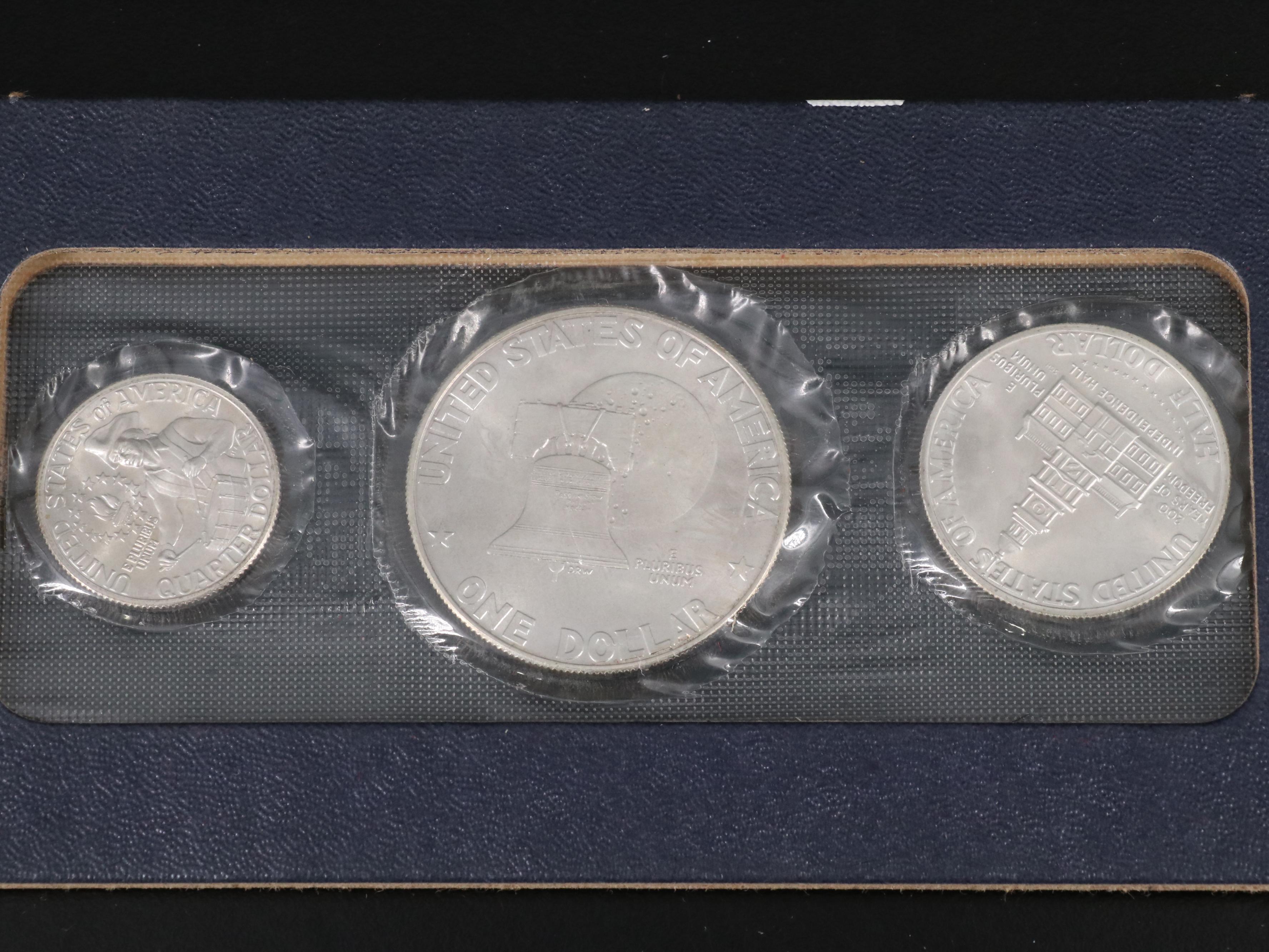 Collection of Eighty-Two U.S. Proof Sets, Mint Sets, and Eisenhower Dollars