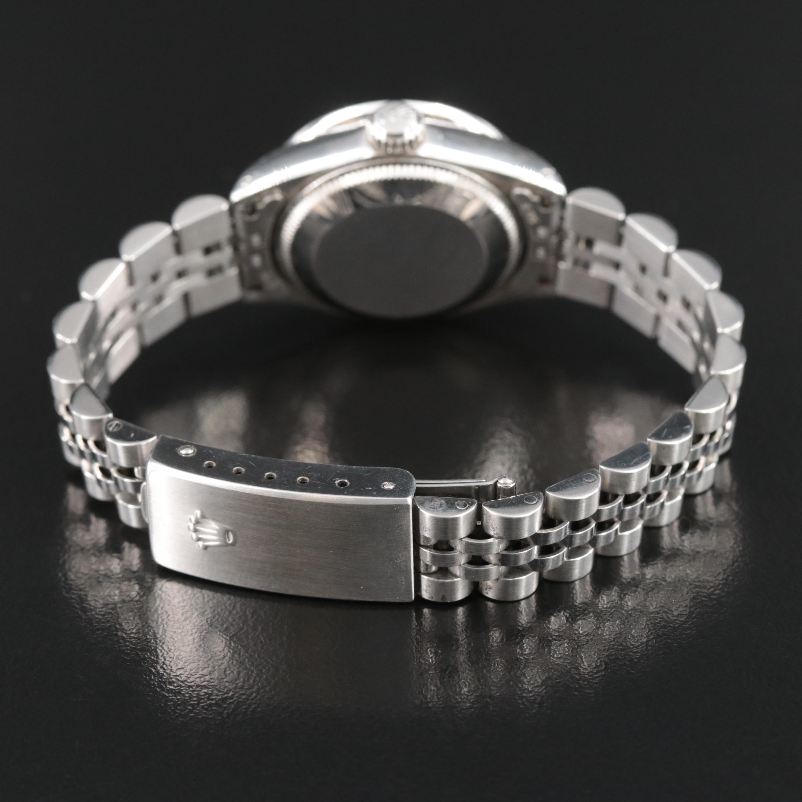 1971 Rolex Custom Diamond Dial and Bezel Datejust Watch