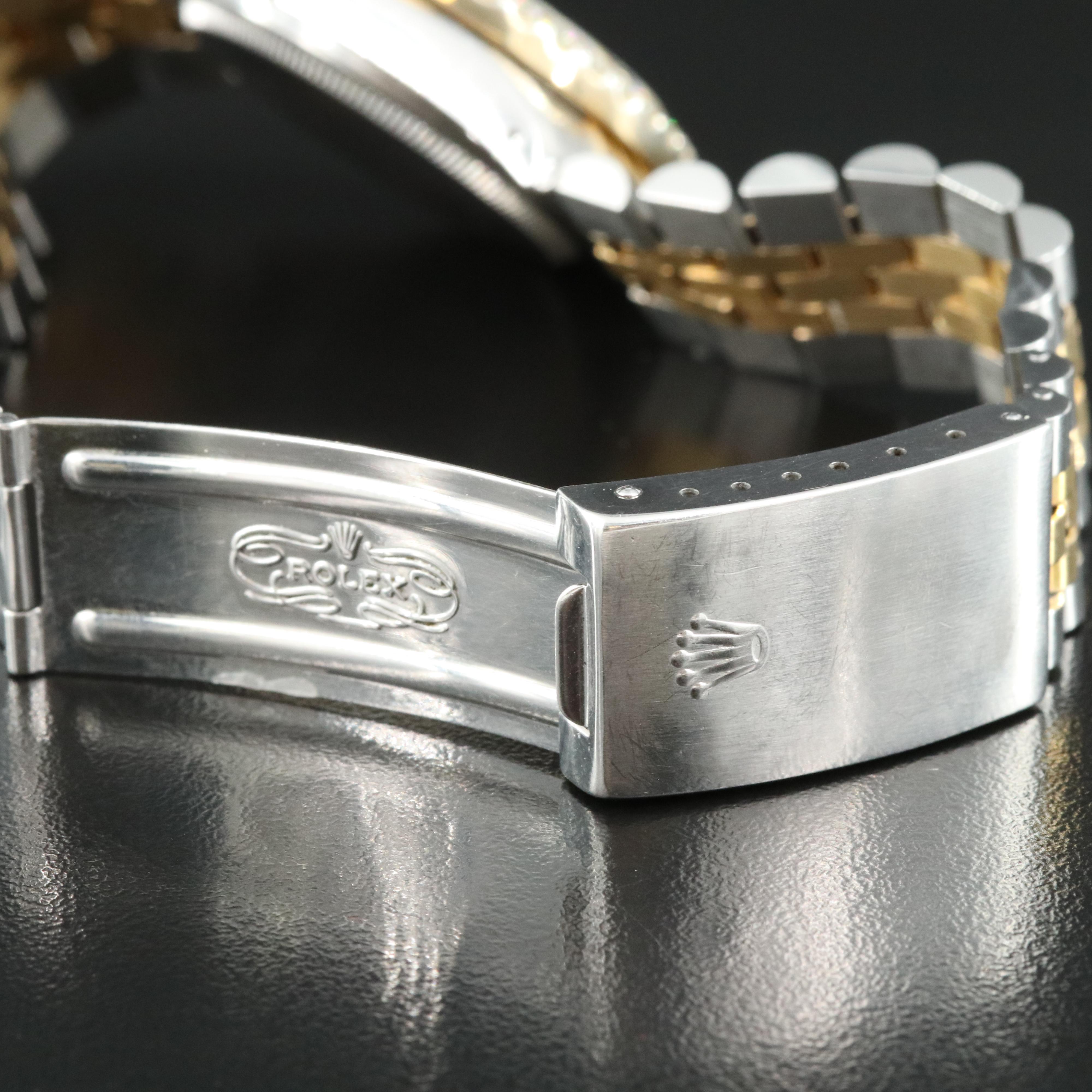 1987 Rolex Oyster Perpetual Datejust 2.60 CTW Diamond Two-Tone Watch