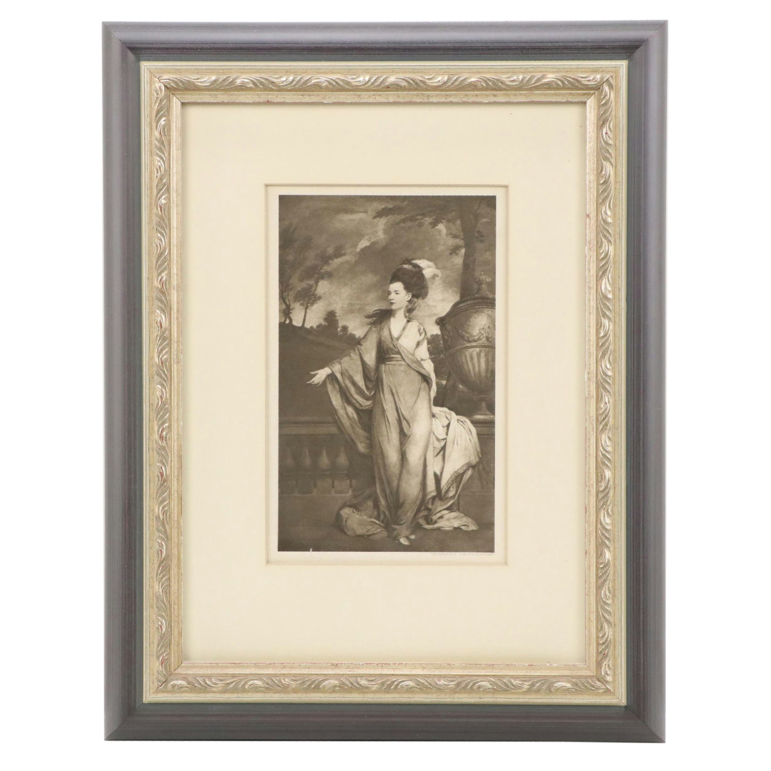 Photogravure After Reynolds "Portrait of Jane Fleming, Countess of